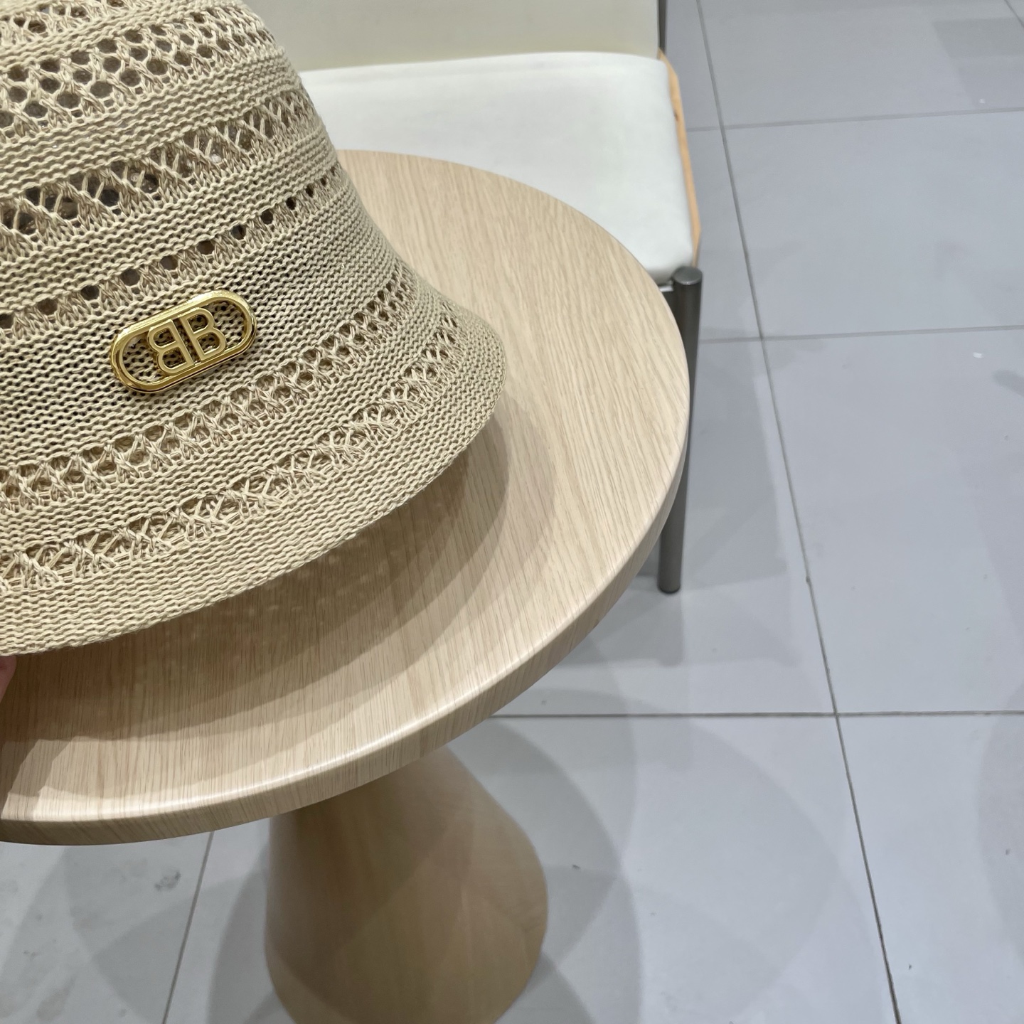   BALENCIAGA巴黎世家花纹条纹休闲复古时尚百搭街头出游盆帽渔夫帽画家帽新款