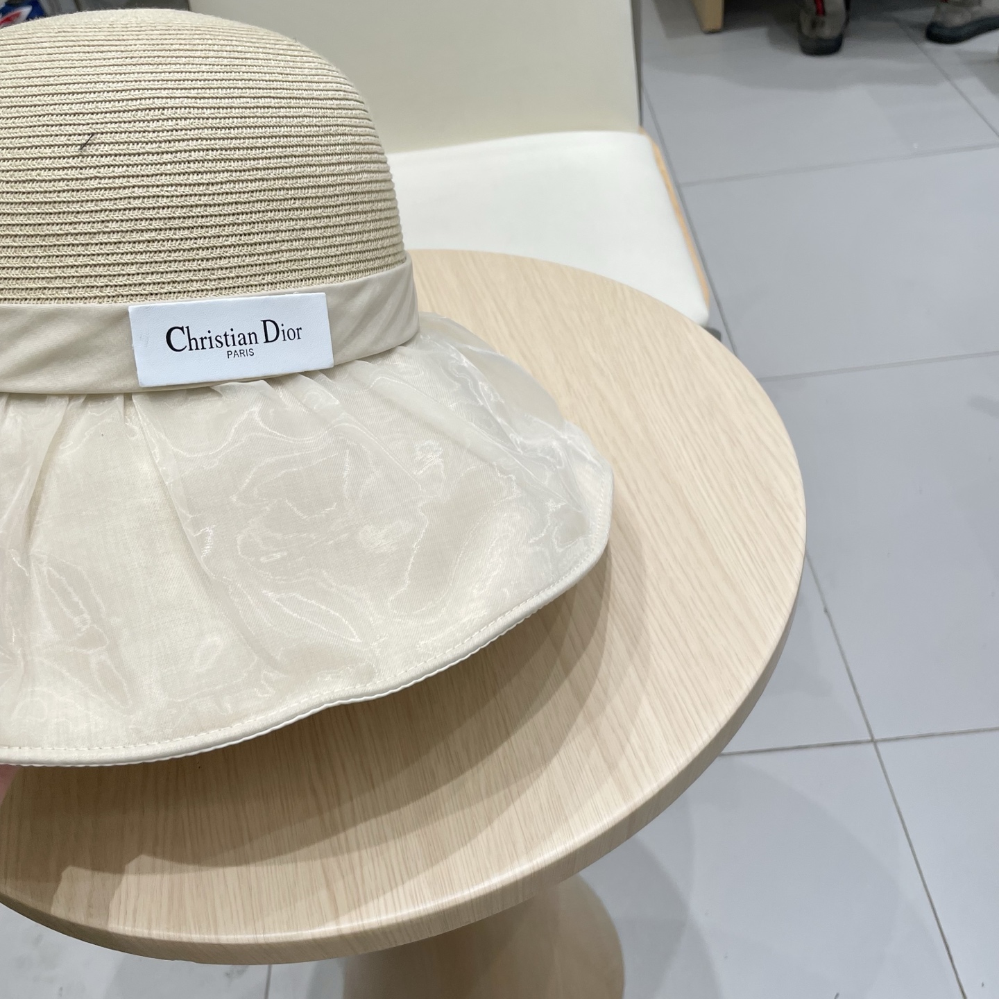  DIOR迪奥夏季遮阳防晒防紫外线渔夫帽子女款2025新款户外大帽檐遮脸太阳帽