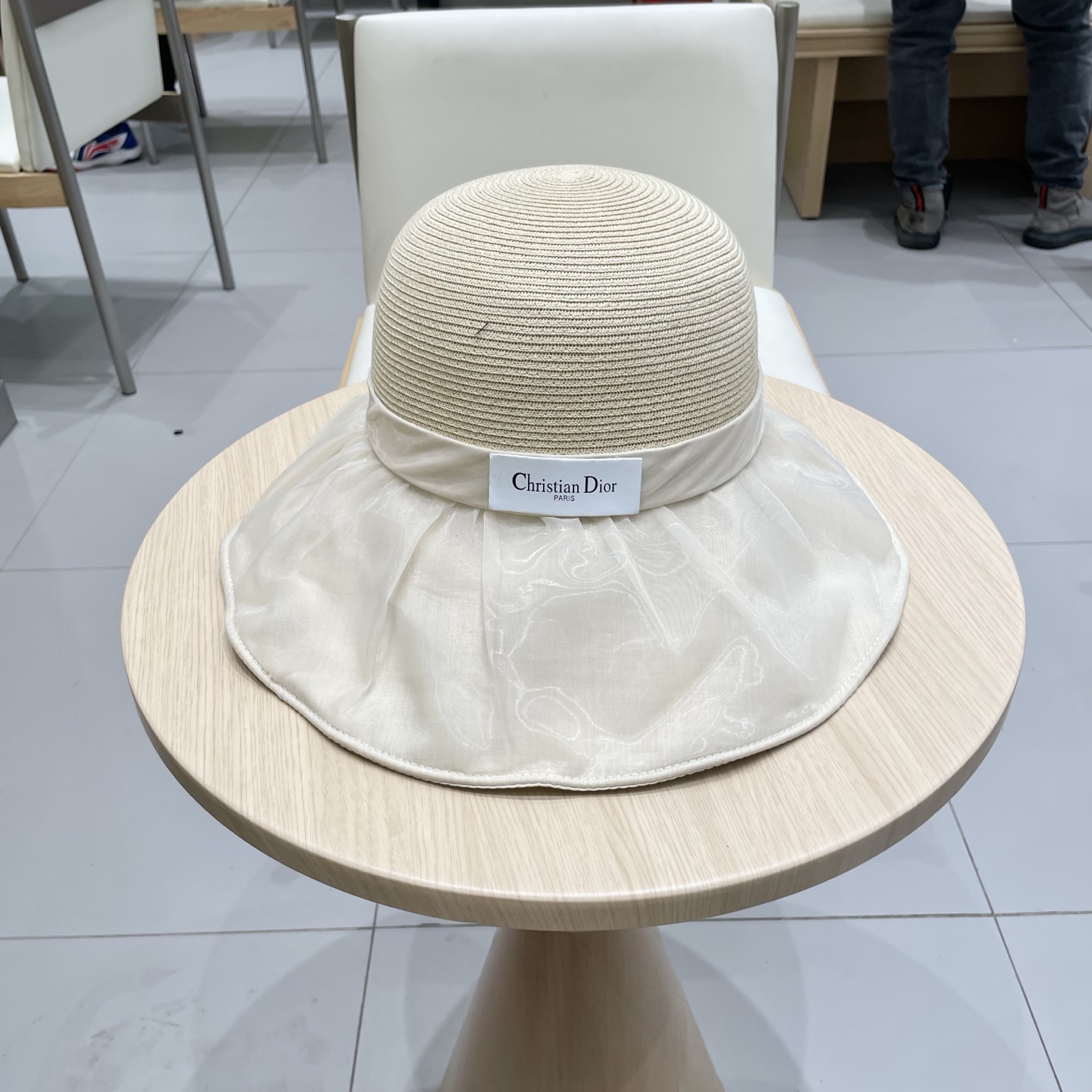  DIOR迪奥夏季遮阳防晒防紫外线渔夫帽子女款2025新款户外大帽檐遮脸太阳帽