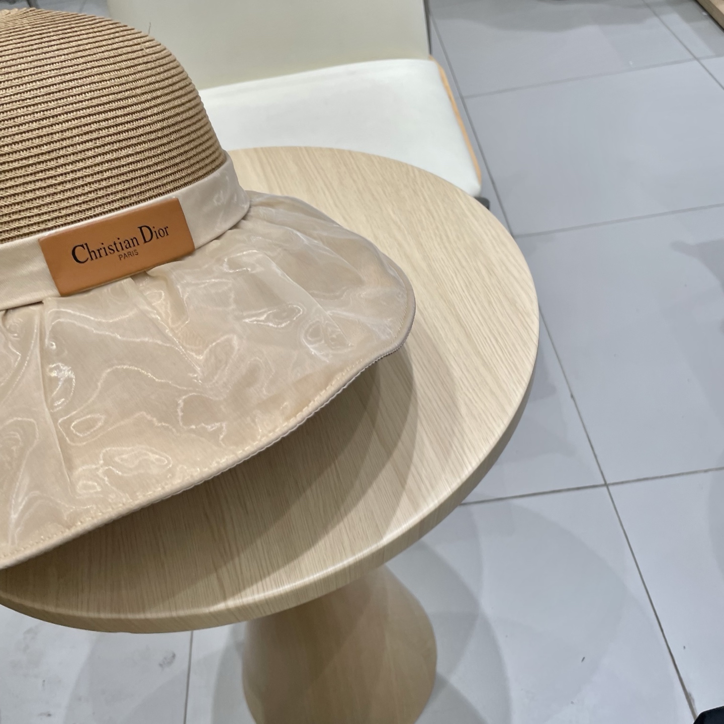  DIOR迪奥夏季遮阳防晒防紫外线渔夫帽子女款2025新款户外大帽檐遮脸太阳帽