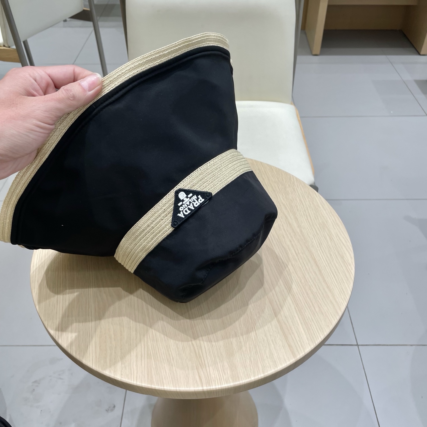  2025渔夫帽女春夏季百搭防晒可折叠盆帽新款拼接细草蝴蝶结太阳帽