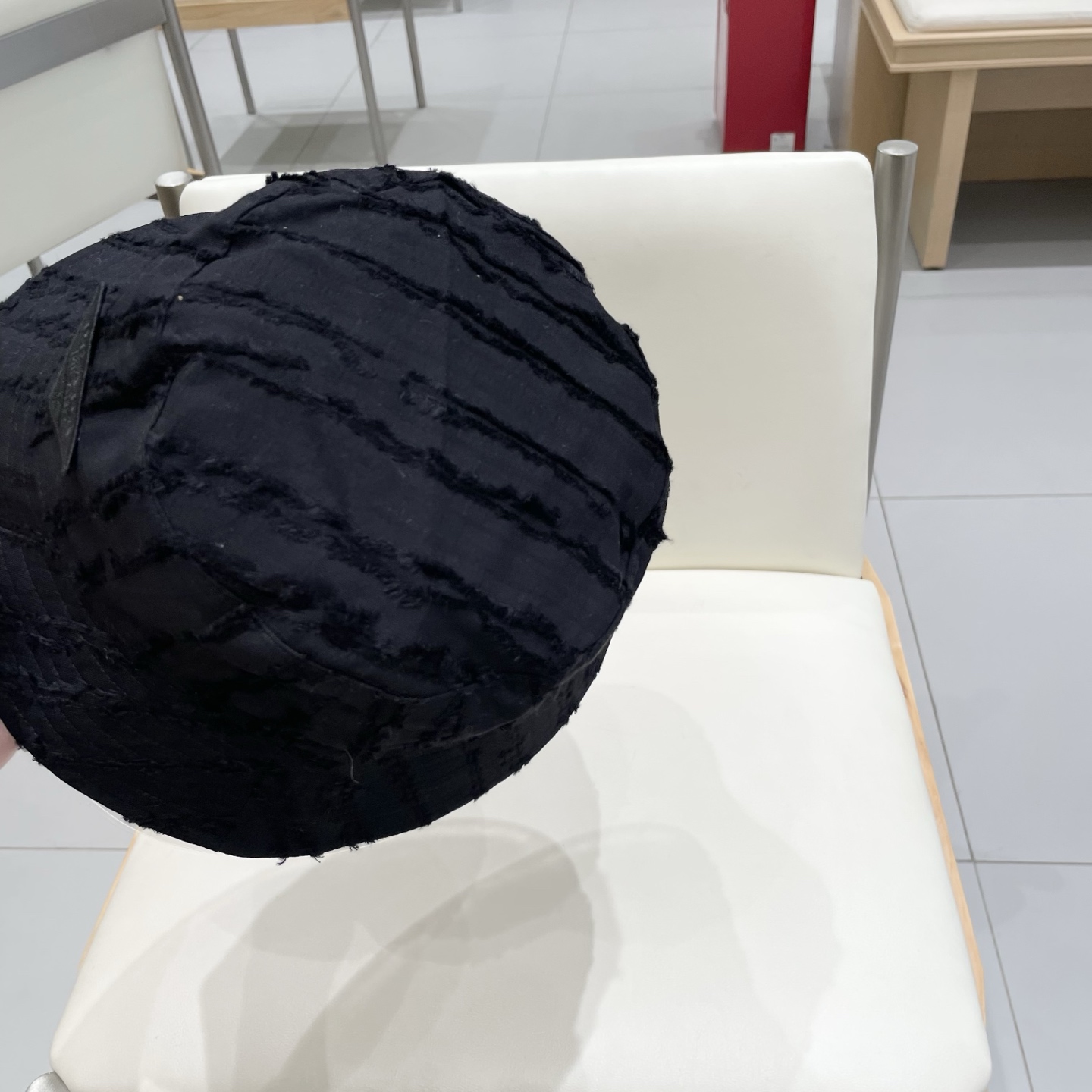  PRADA普拉达渔夫帽，帆布帽，头围57cm