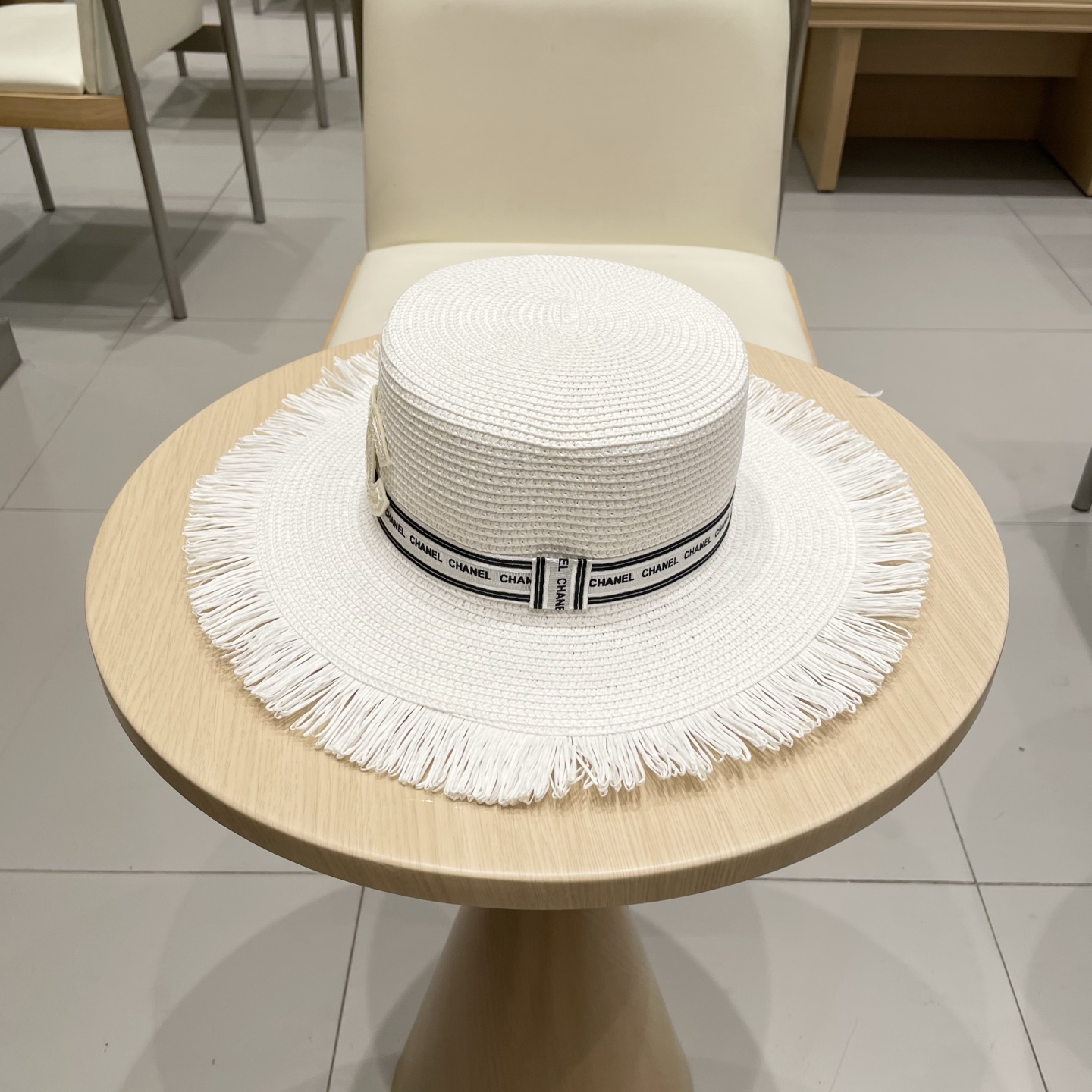   【CHANEL香奈儿】2025新款小香风草编度假风盆帽草帽，大牌风～出街旅行单品