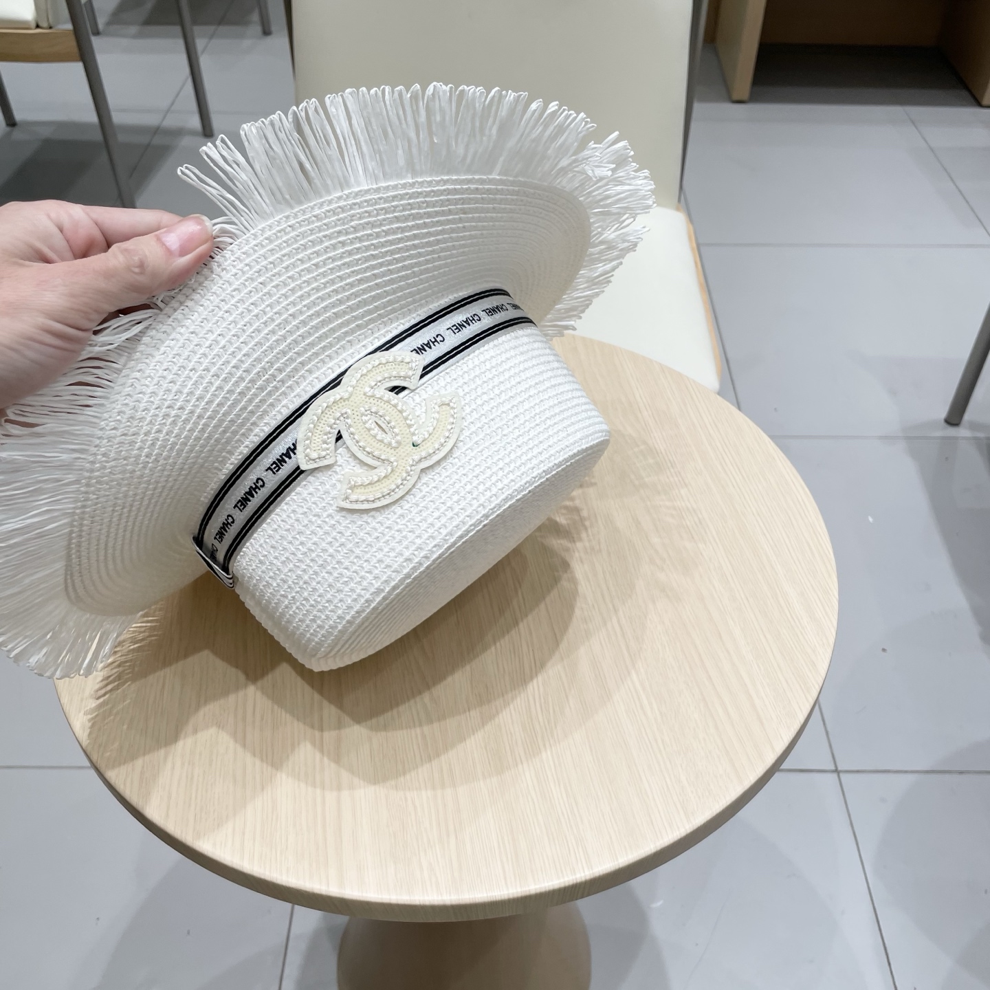   【CHANEL香奈儿】2025新款小香风草编度假风盆帽草帽，大牌风～出街旅行单品