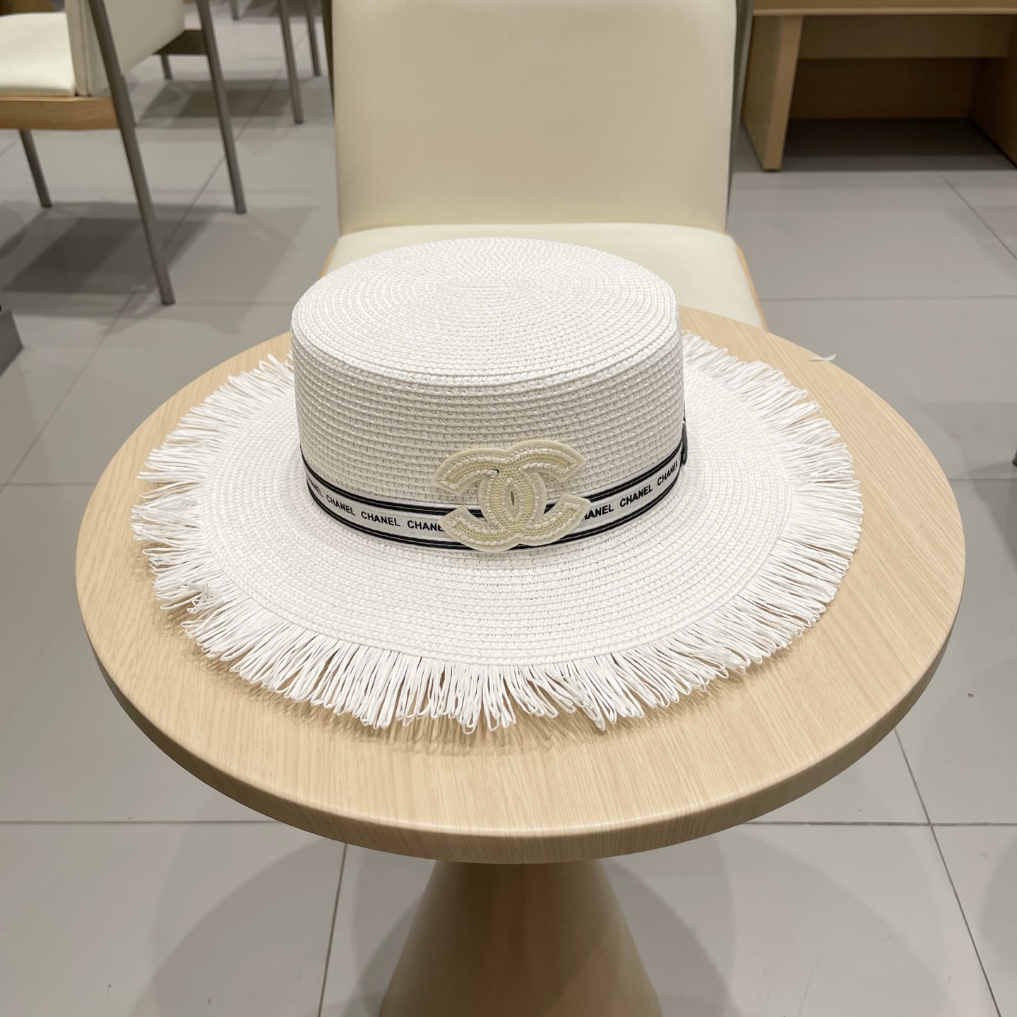   【CHANEL香奈儿】2025新款小香风草编度假风盆帽草帽，大牌风～出街旅行单品
