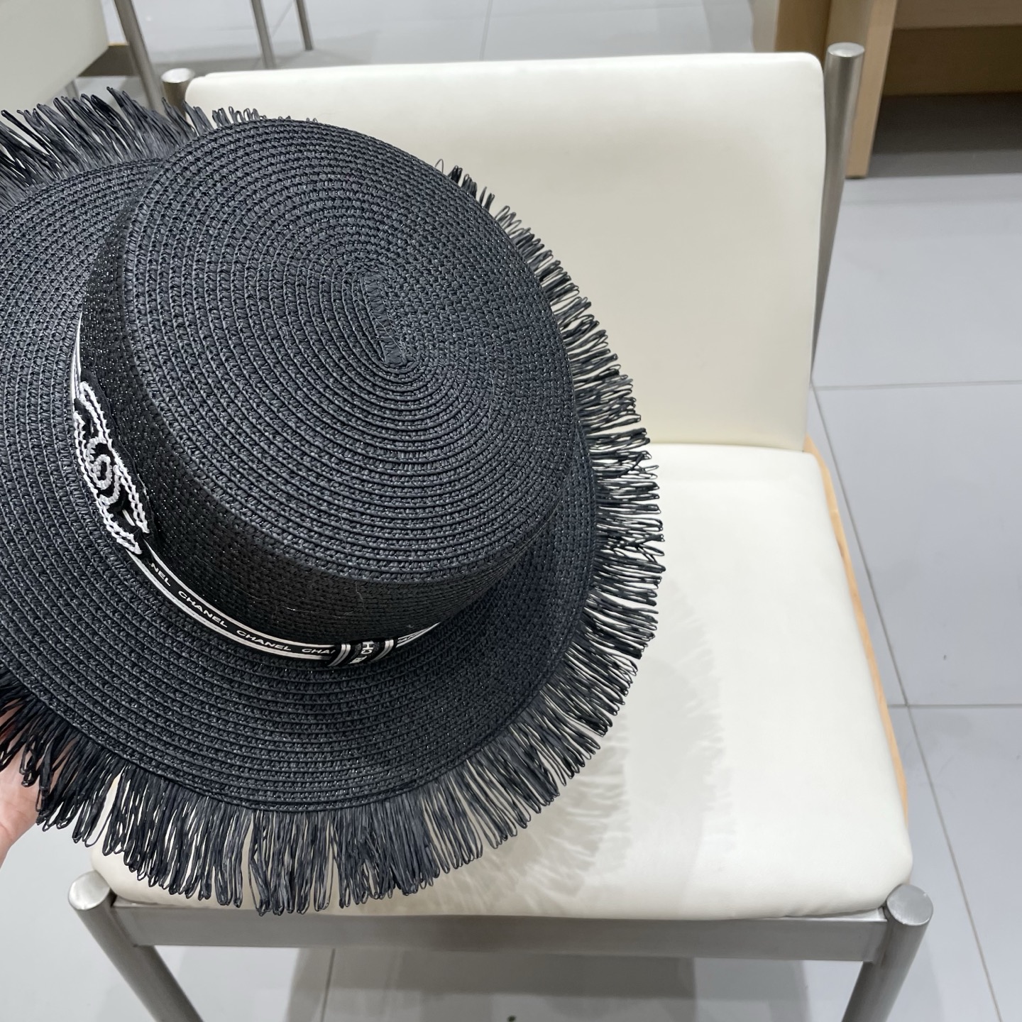   【CHANEL香奈儿】2025新款小香风草编度假风盆帽草帽，大牌风～出街旅行单品