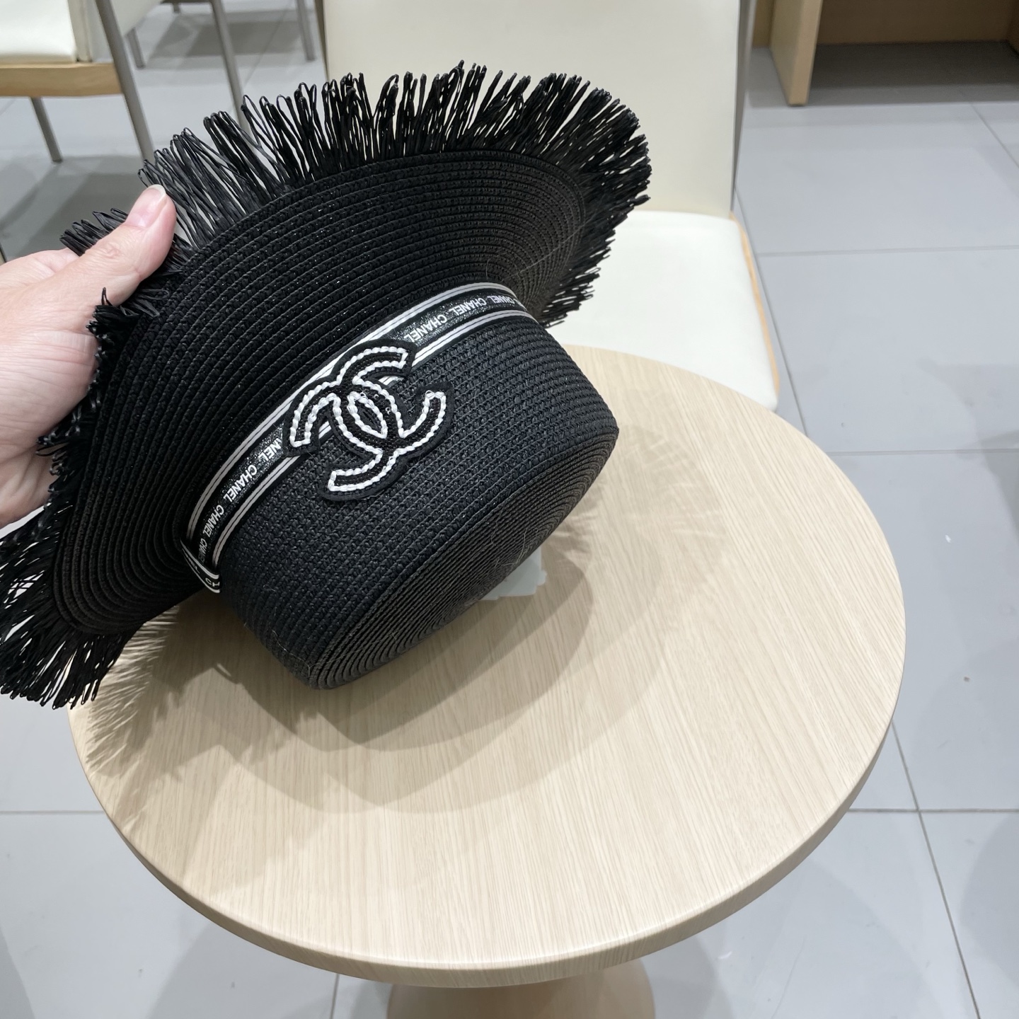   【CHANEL香奈儿】2025新款小香风草编度假风盆帽草帽，大牌风～出街旅行单品