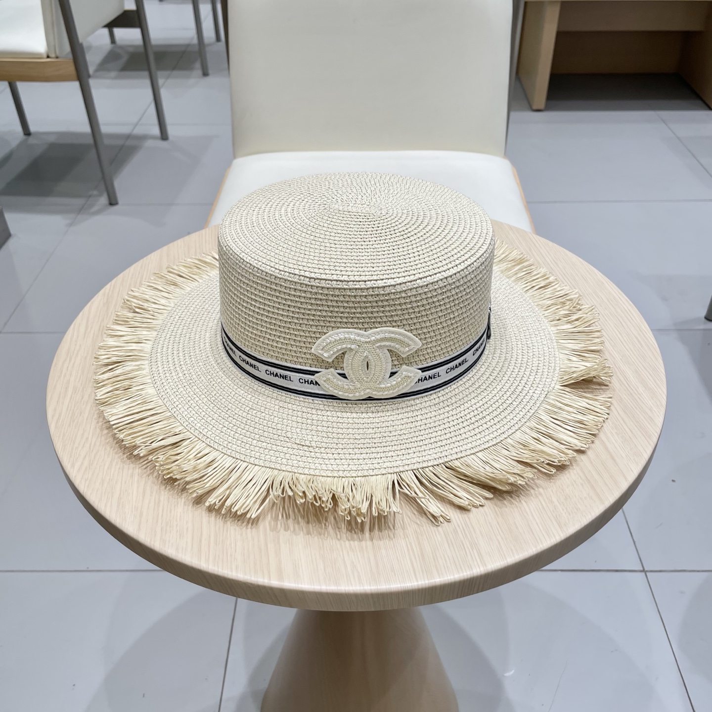   【CHANEL香奈儿】2025新款小香风草编度假风盆帽草帽，大牌风～出街旅行单品