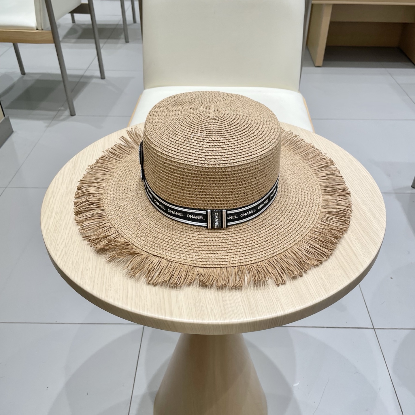   【CHANEL香奈儿】2025新款小香风草编度假风盆帽草帽，大牌风～出街旅行单品
