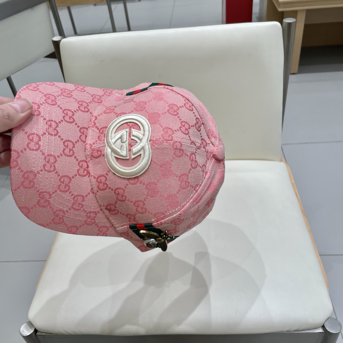  古奇棒球帽♥️GUCCI🧢官网新品，棒球帽，原单品质火爆来袭 。🎩 工艺非常精美 高档大气上档次！低调