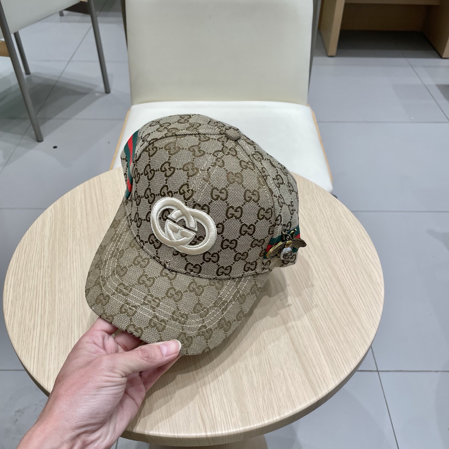  古奇棒球帽♥️GUCCI🧢官网新品，棒球帽，原单品质火爆来袭 。🎩 工艺非常精美 高档大气上档次！低调