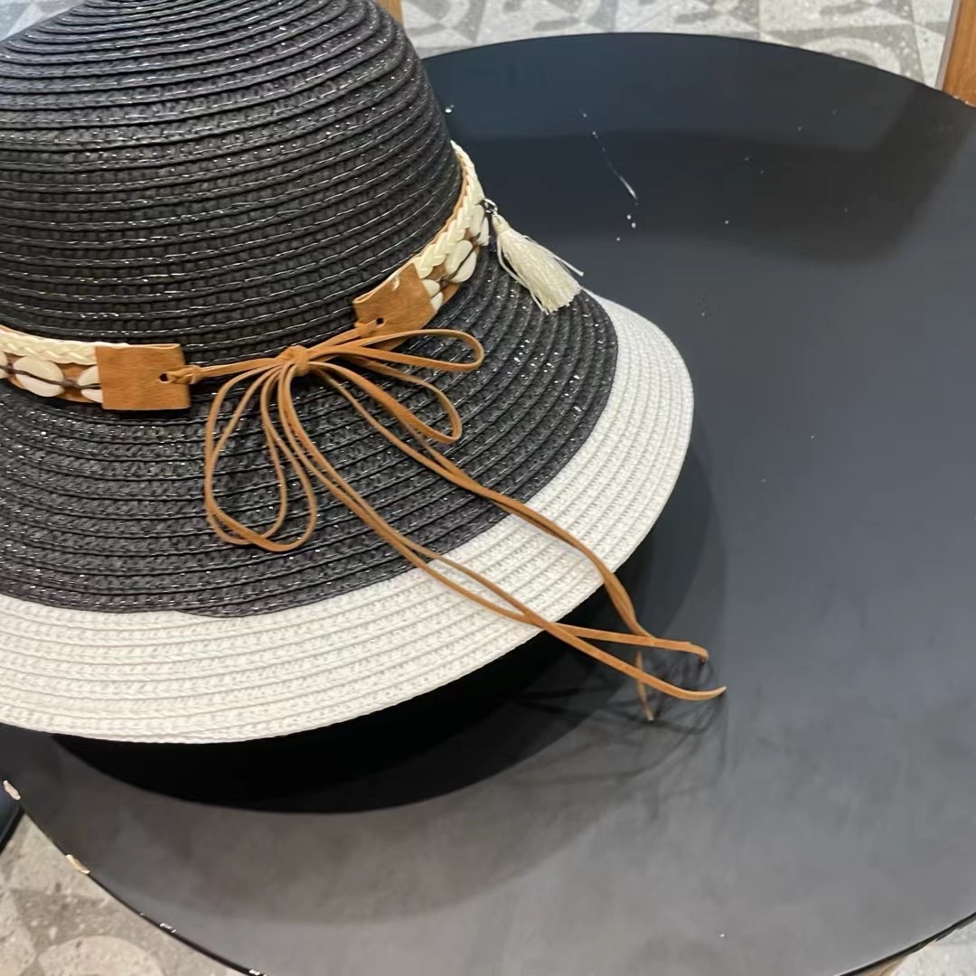 Chanel香奈儿国民风草帽，新款草帽，名媛风 版型好看，头围57cm