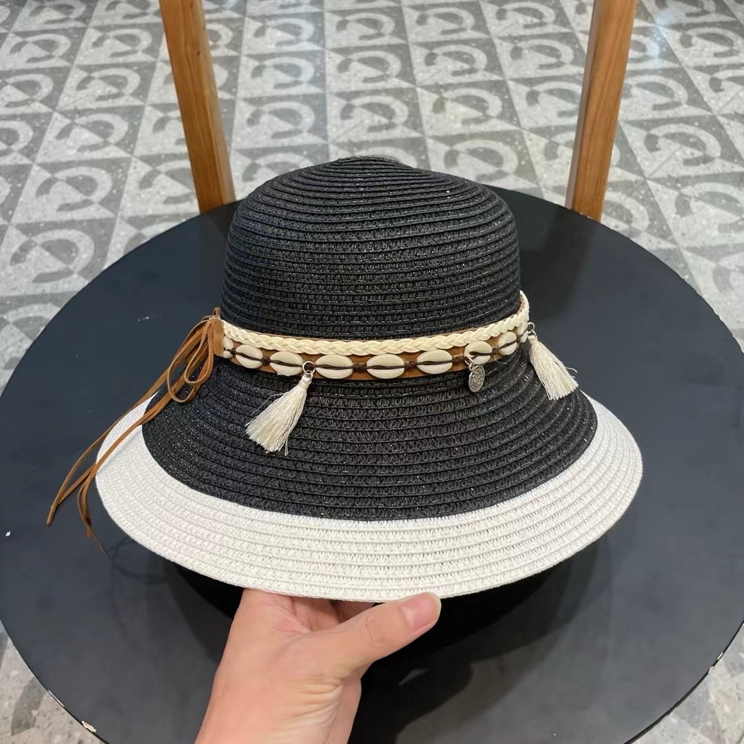  Chanel香奈儿国民风草帽，新款草帽，名媛风 版型好看，头围57cm