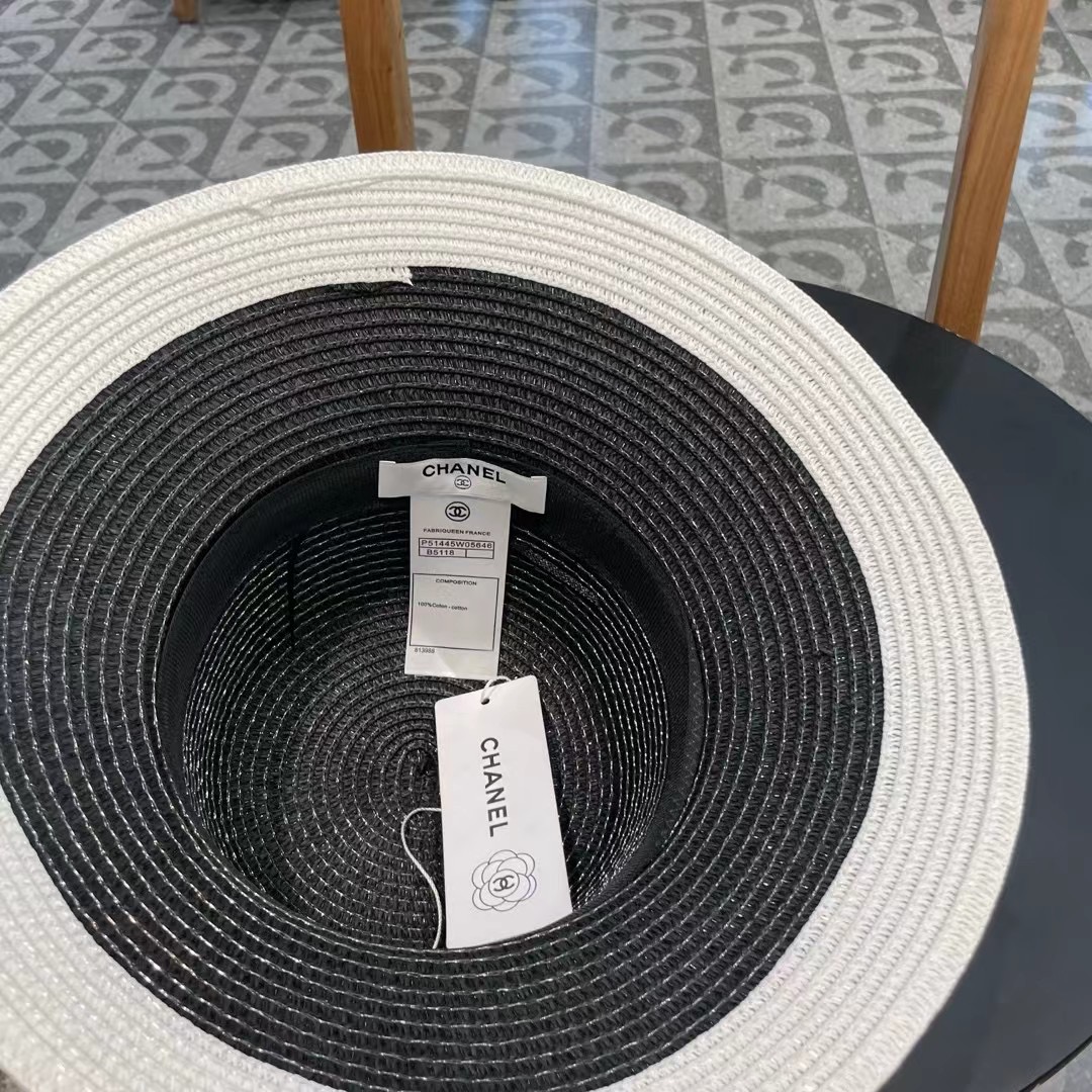  Chanel香奈儿国民风草帽，新款草帽，名媛风 版型好看，头围57cm