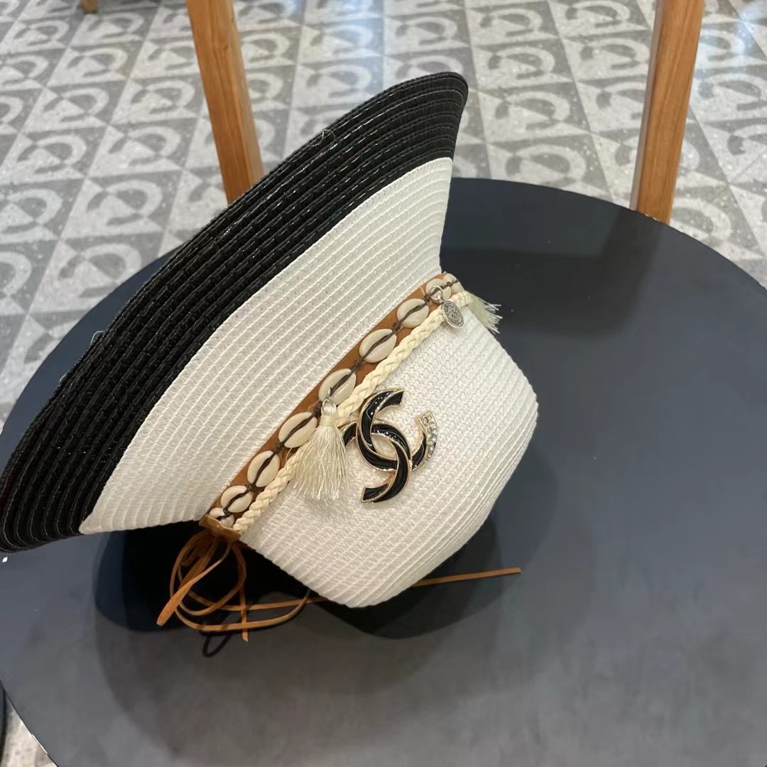  Chanel香奈儿国民风草帽，新款草帽，名媛风 版型好看，头围57cm