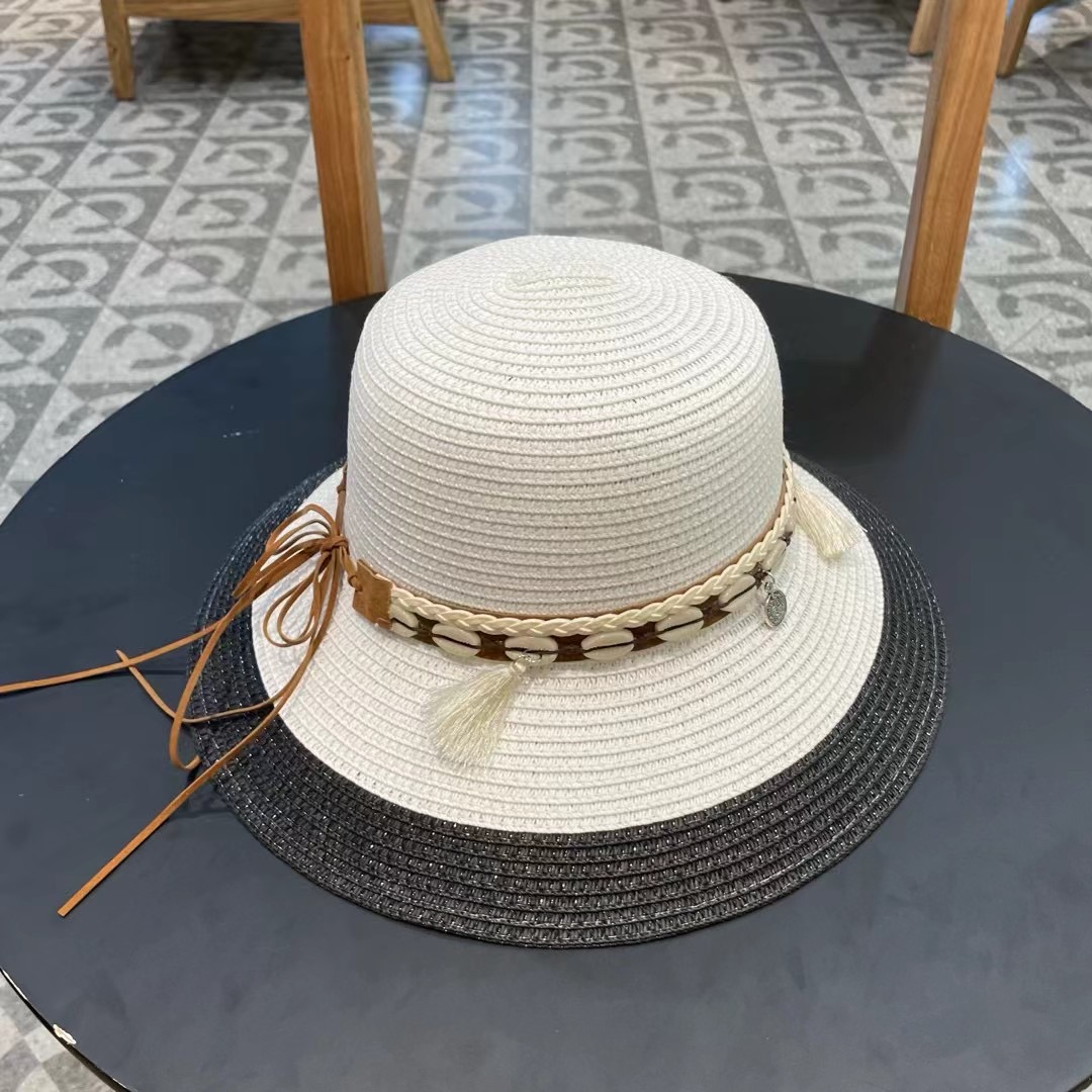  Chanel香奈儿国民风草帽，新款草帽，名媛风 版型好看，头围57cm