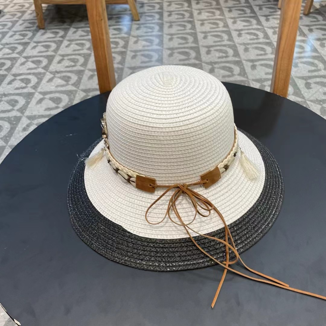  Chanel香奈儿国民风草帽，新款草帽，名媛风 版型好看，头围57cm