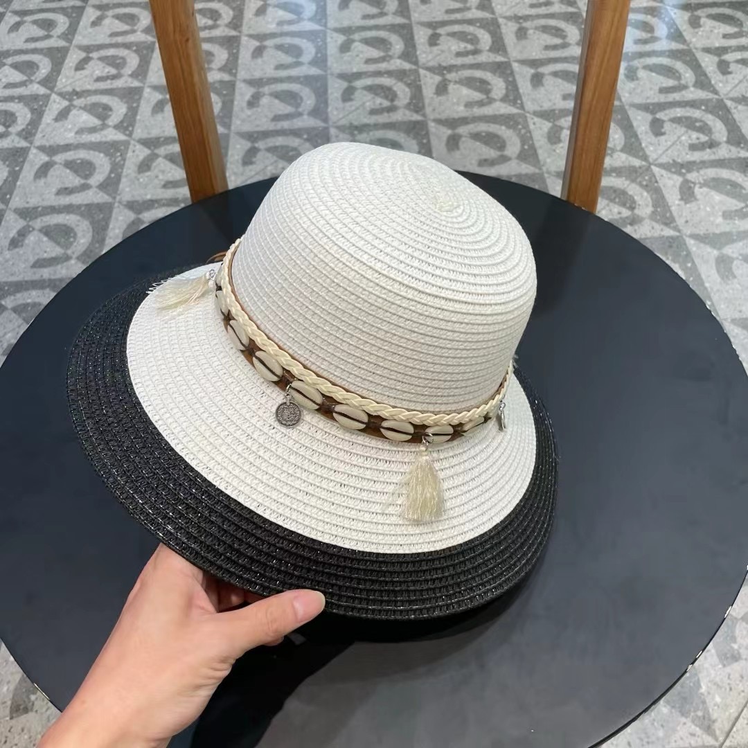  Chanel香奈儿国民风草帽，新款草帽，名媛风 版型好看，头围57cm