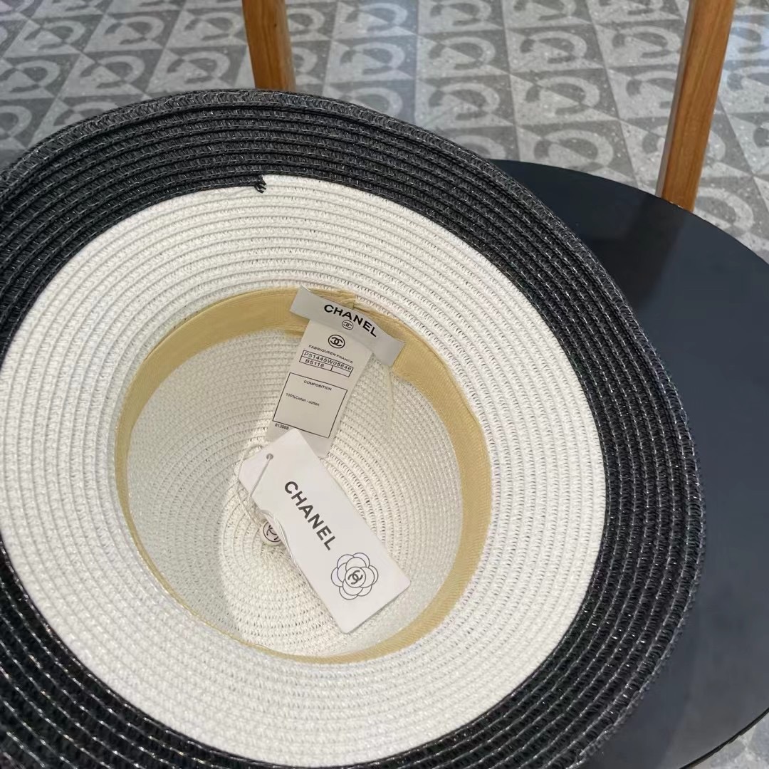  Chanel香奈儿国民风草帽，新款草帽，名媛风 版型好看，头围57cm