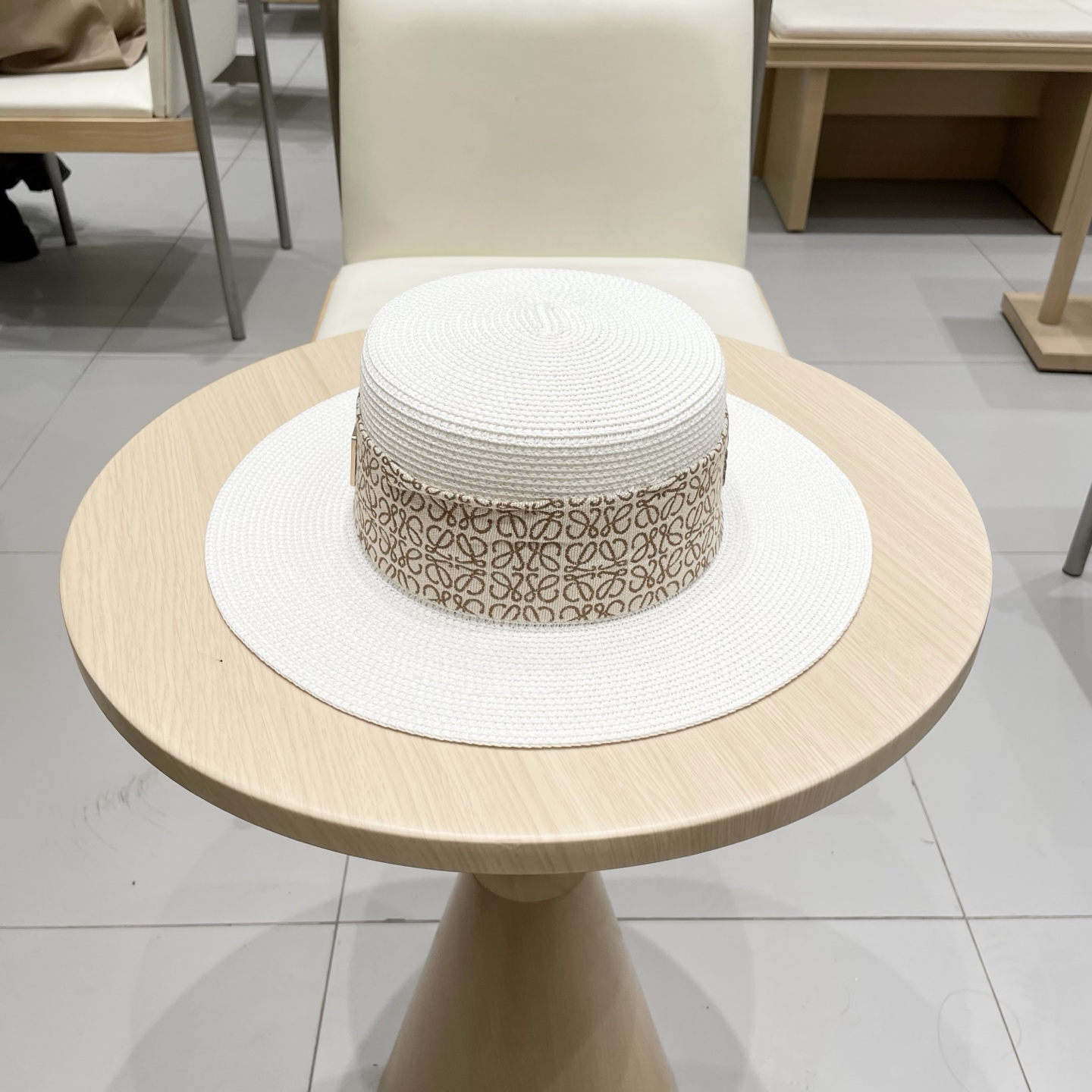 塞琳celien新款草帽，平顶礼帽，头围57cm