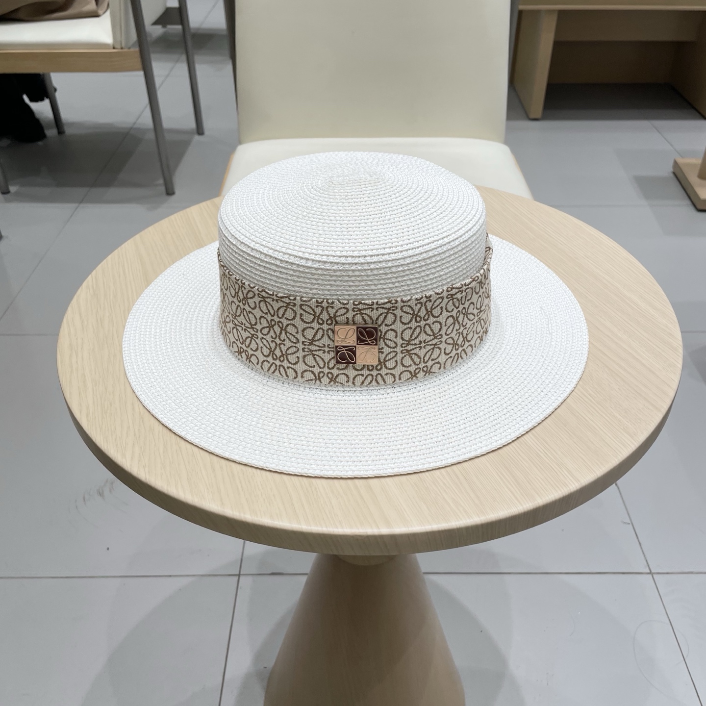 塞琳celien新款草帽，平顶礼帽，头围57cm