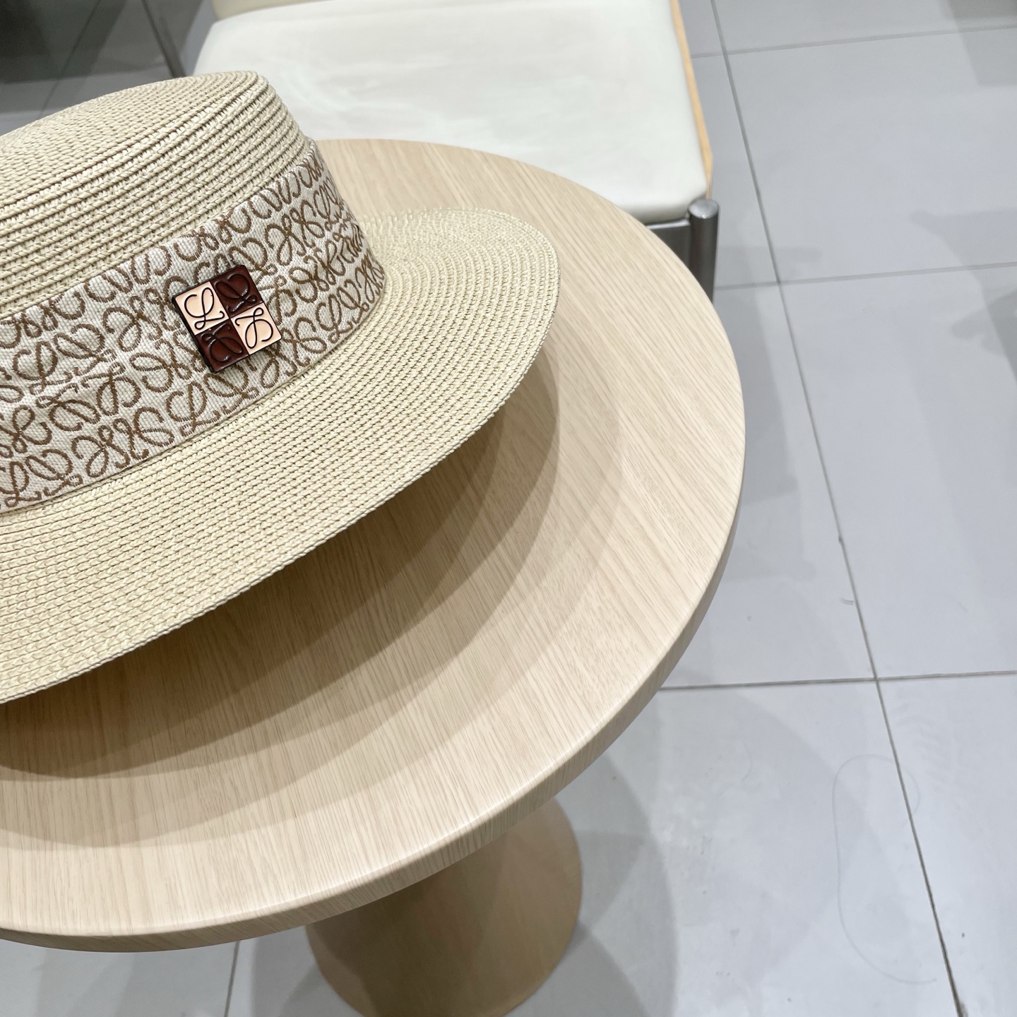 塞琳celien新款草帽，平顶礼帽，头围57cm