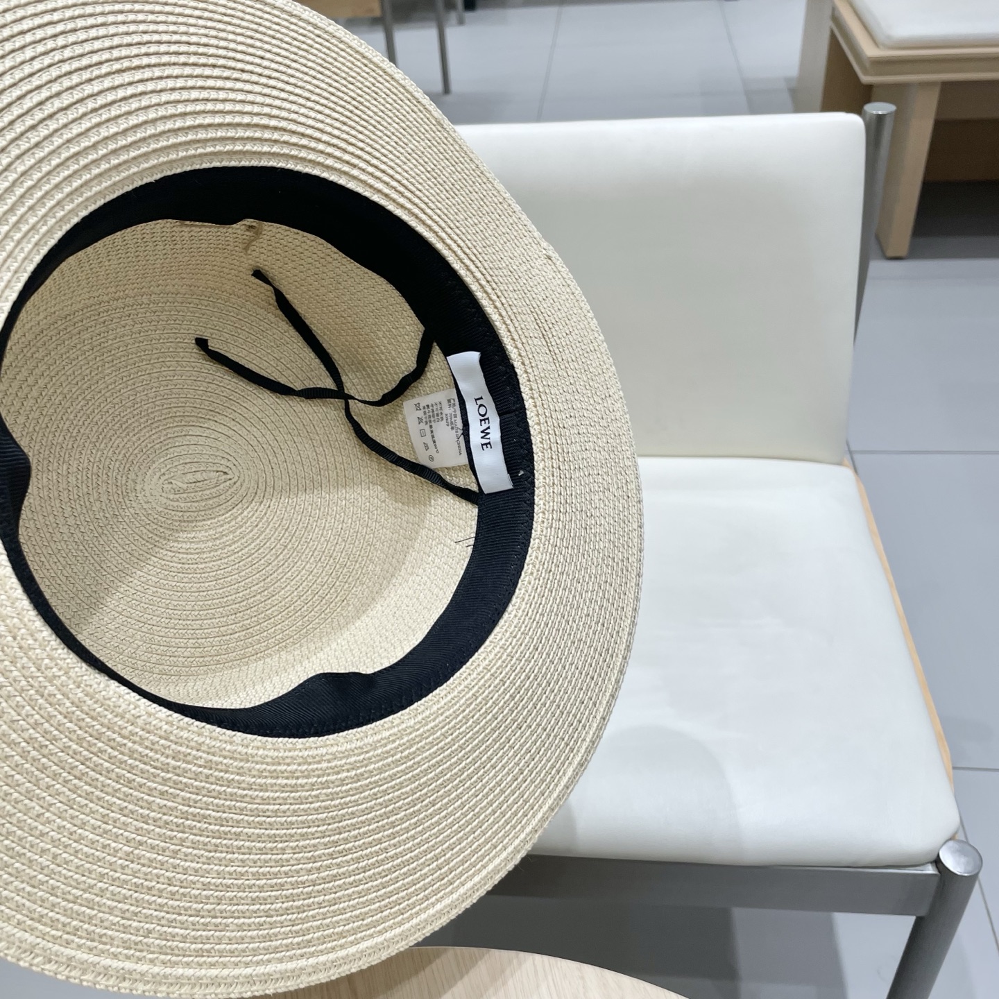 塞琳celien新款草帽，平顶礼帽，头围57cm