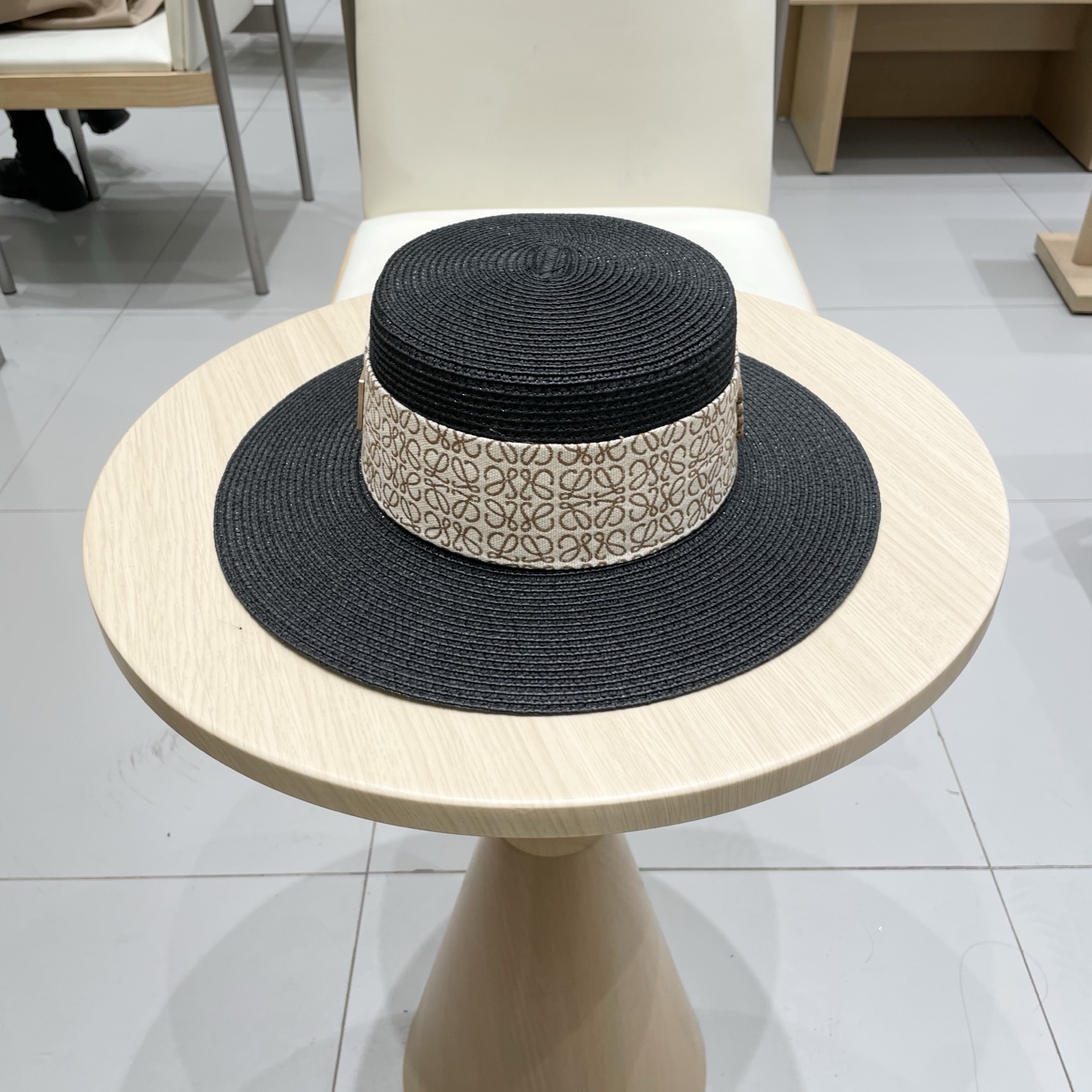 塞琳celien新款草帽，平顶礼帽，头围57cm