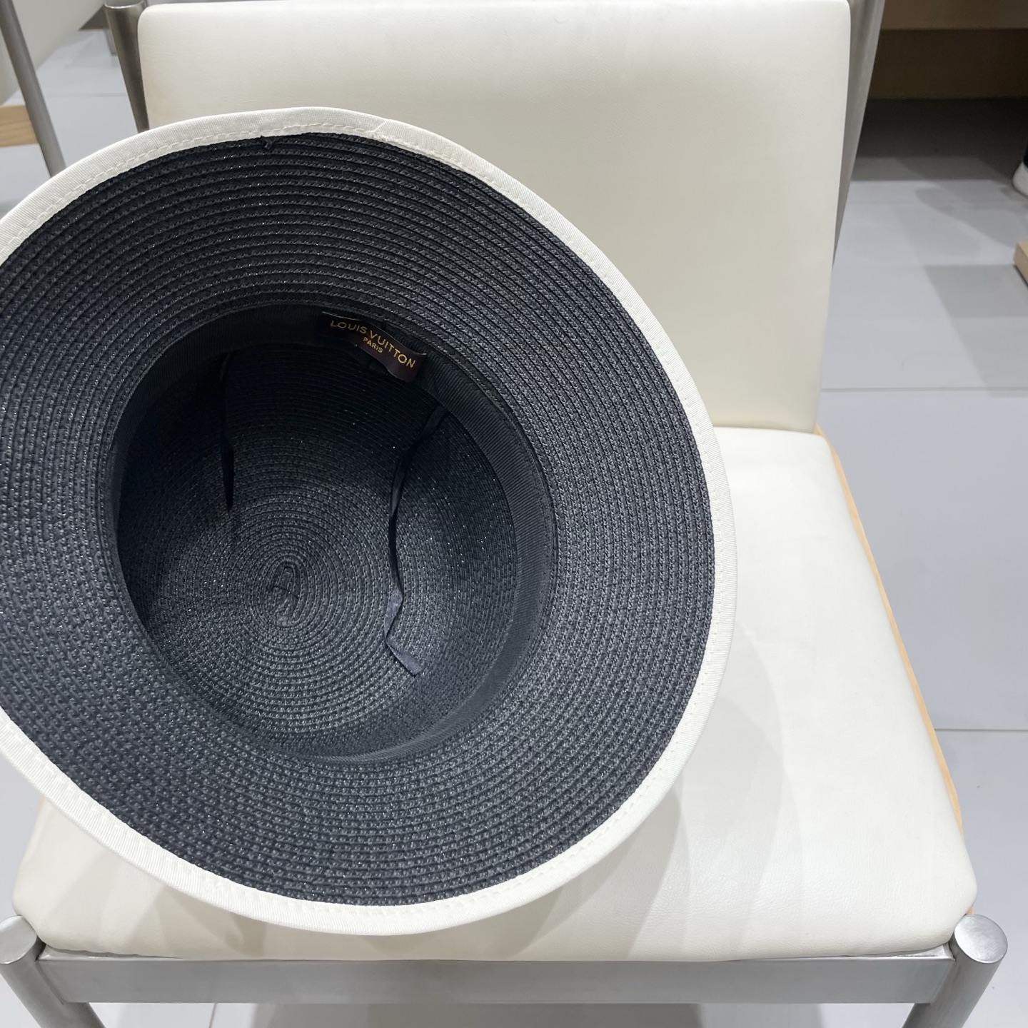 LV路易威登新款圆顶草帽，平顶礼帽，头围57cm