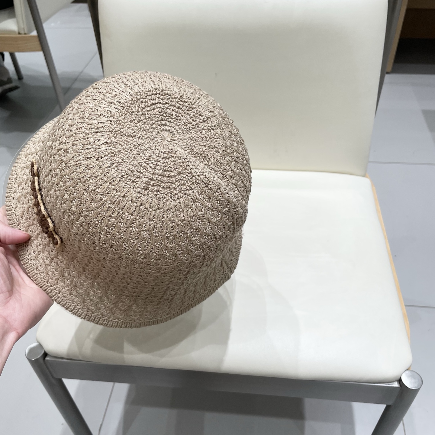  🧢路易威登棒球帽 LouisVuitton😍夏季纯色镂空水桶帽女韩版ins气质百搭显脸小盆帽时尚圆顶渔