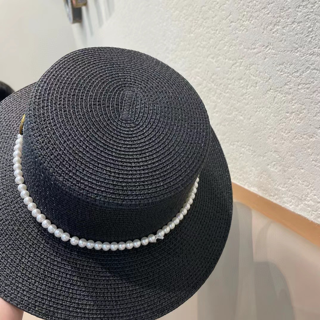  Gucci古奇新款草帽，平顶礼帽，进口植草制作，头围57cm