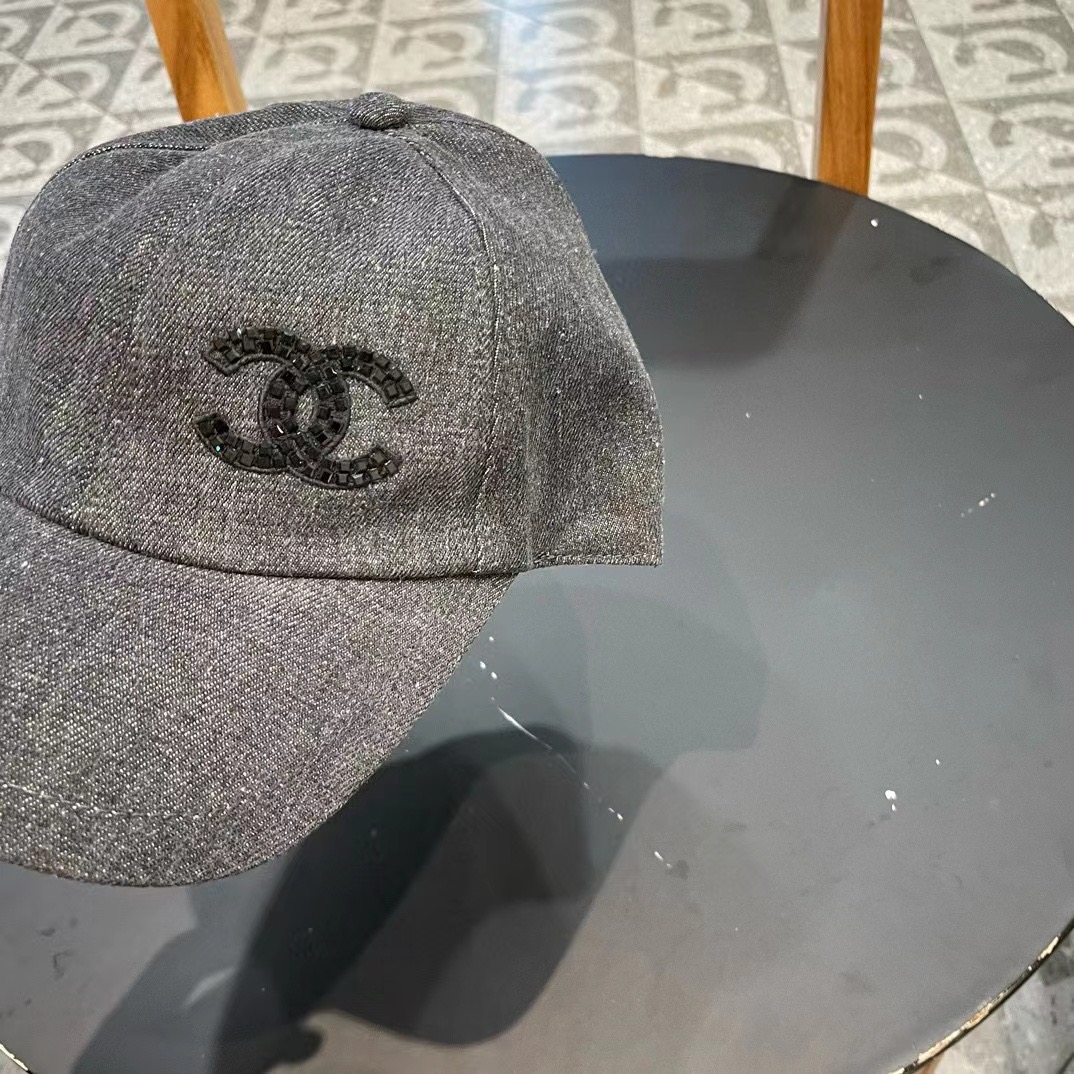 chanel香奈儿围棒球帽子夏季女新款百搭显脸小宽檐硬顶鸭舌帽男款