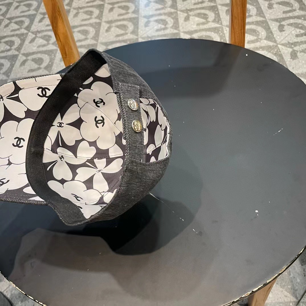 chanel香奈儿围棒球帽子夏季女新款百搭显脸小宽檐硬顶鸭舌帽男款