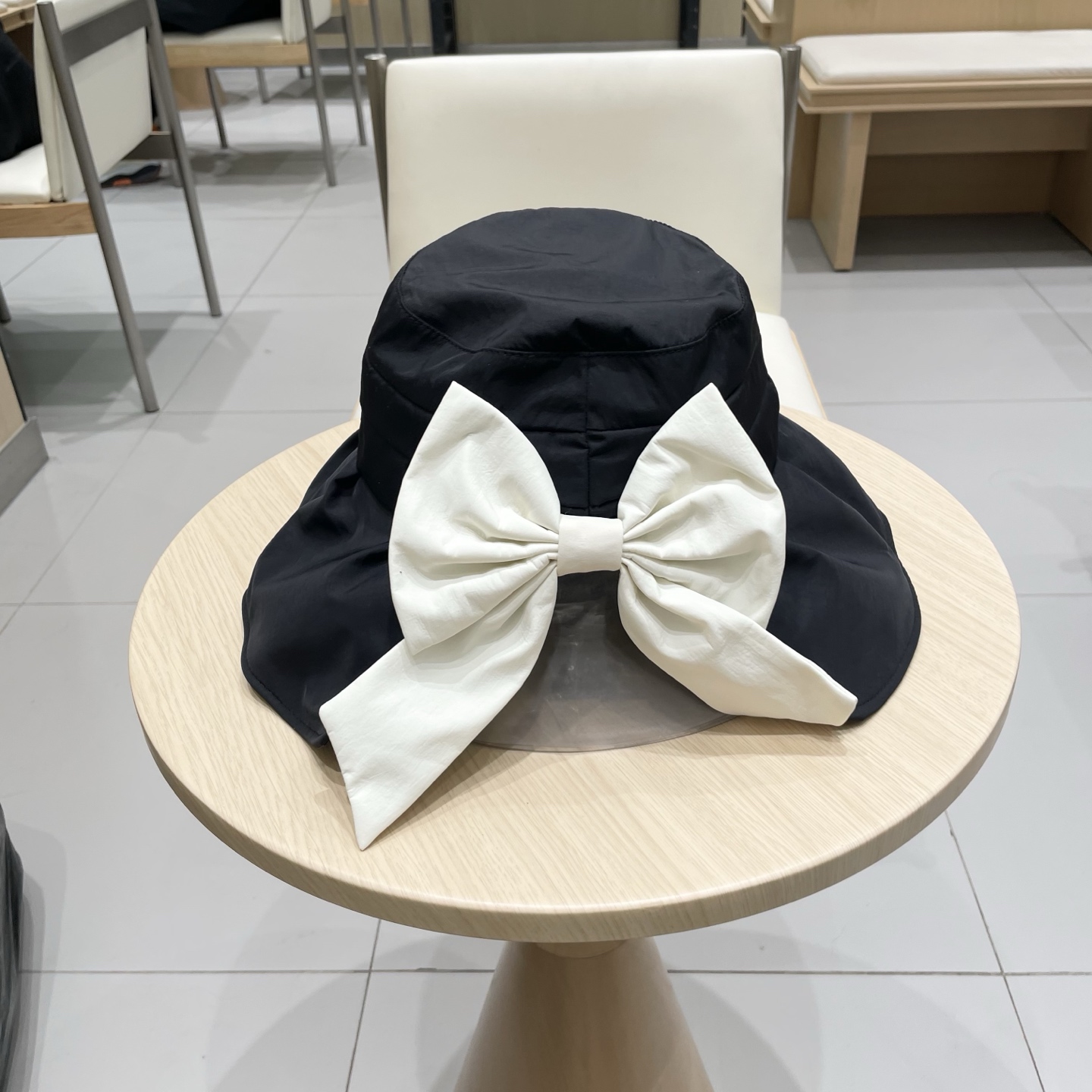  DIOR迪奥春夏季渔夫帽女防晒帽大檐蝴蝶结百搭遮脸防紫外线太阳帽遮阳帽潮