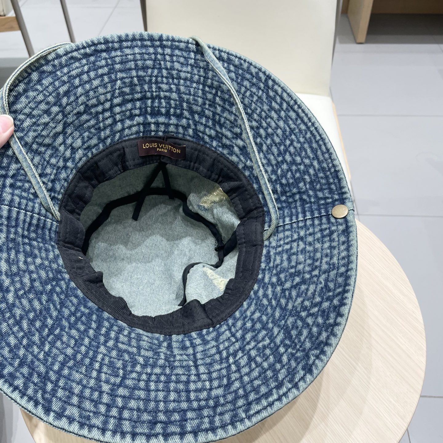   🧢路易威登棒球帽 LouisVuitton😍西部牛仔复古破洞登山帽子女春夏钓鱼遮阳防晒韩版个性百搭渔