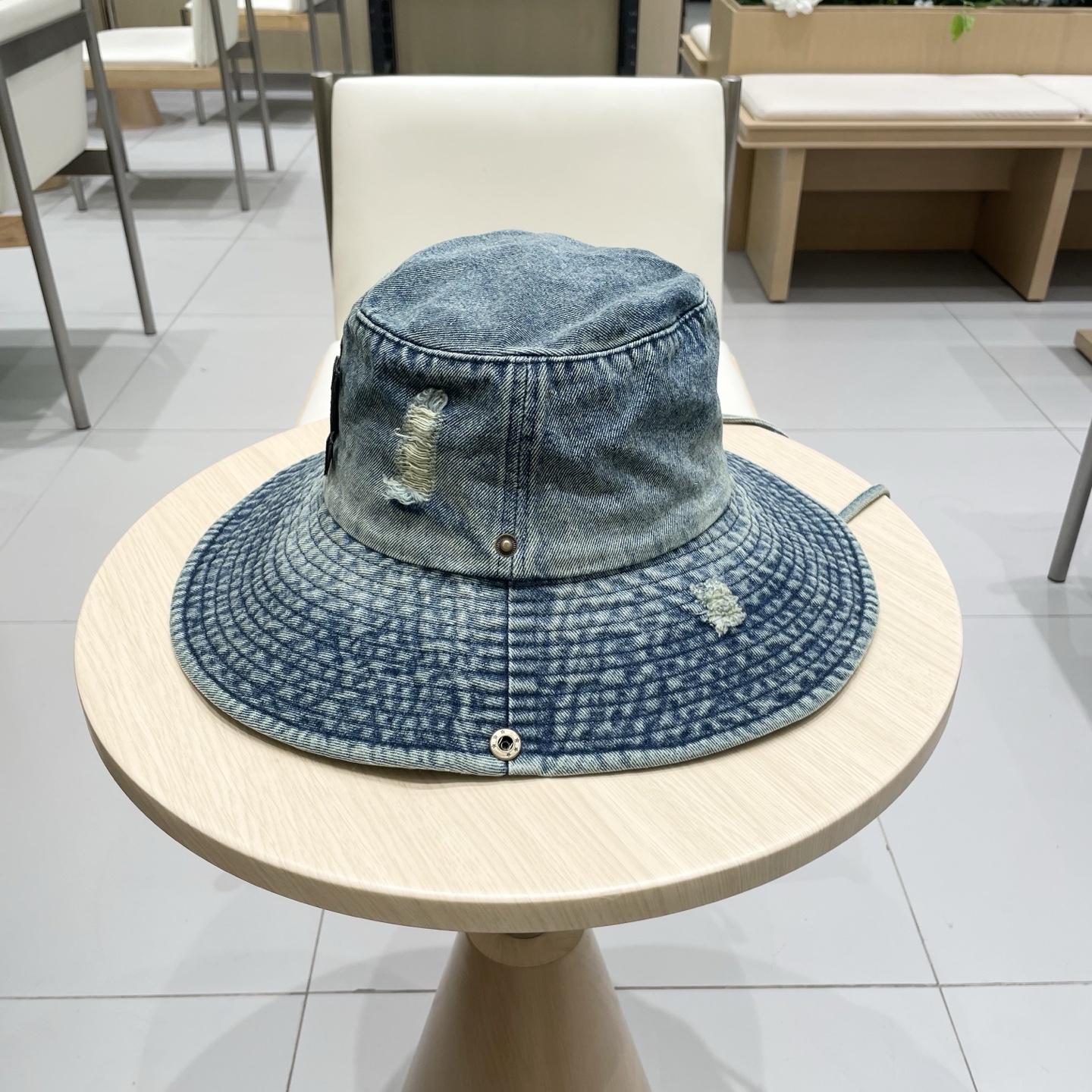   🧢路易威登棒球帽 LouisVuitton😍西部牛仔复古破洞登山帽子女春夏钓鱼遮阳防晒韩版个性百搭渔