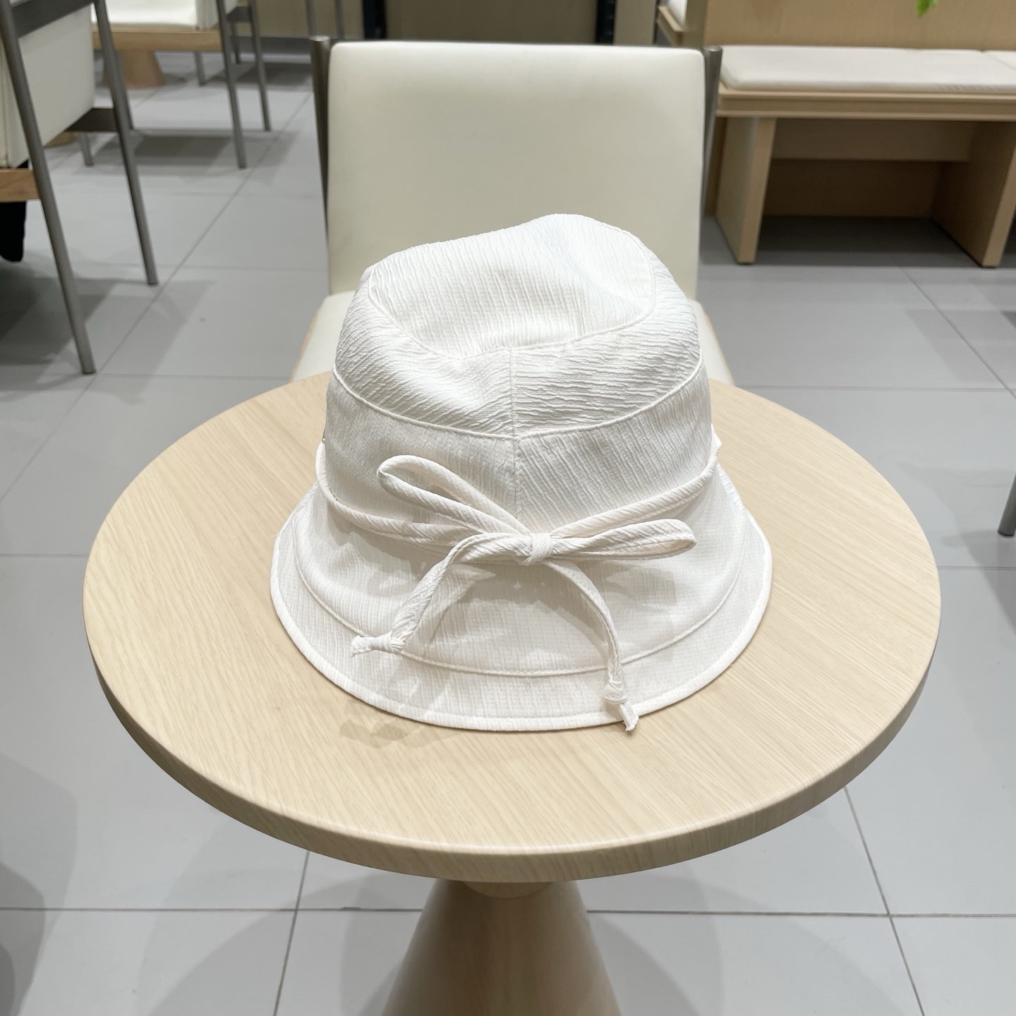  Gucci古奇蝴蝶绳结渔夫帽子女春夏季遮阳防晒布帽可折叠遮脸素颜可折叠盆帽