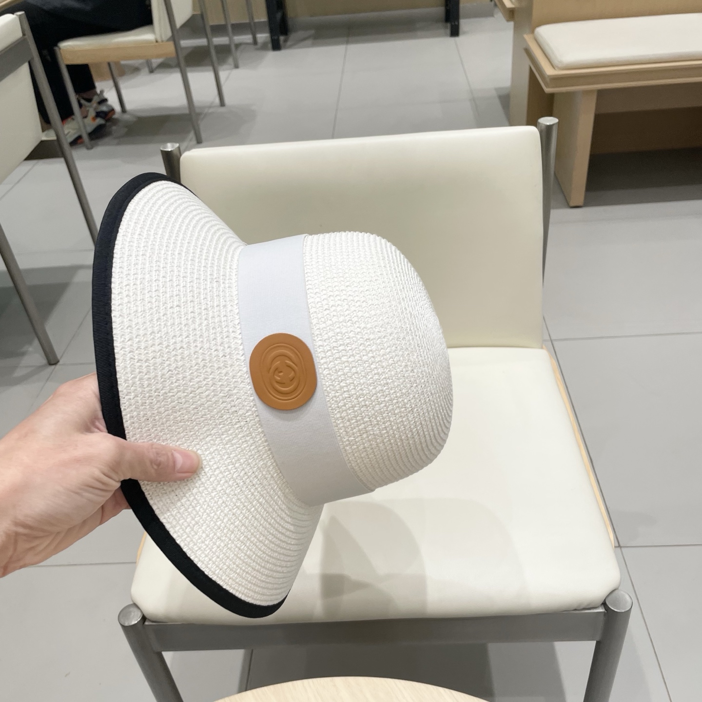  Gucci古奇新款圆顶草帽，细草制作，帽型超赞