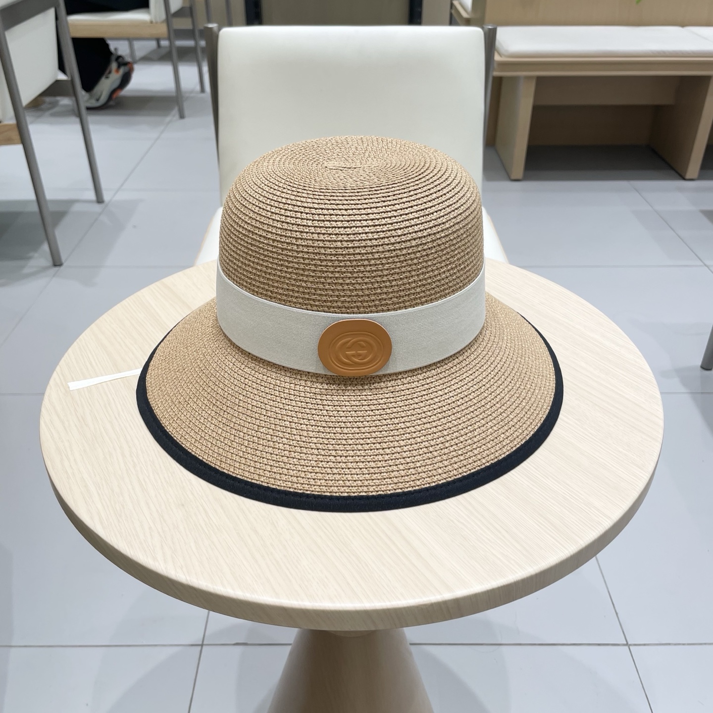  Gucci古奇新款圆顶草帽，细草制作，帽型超赞