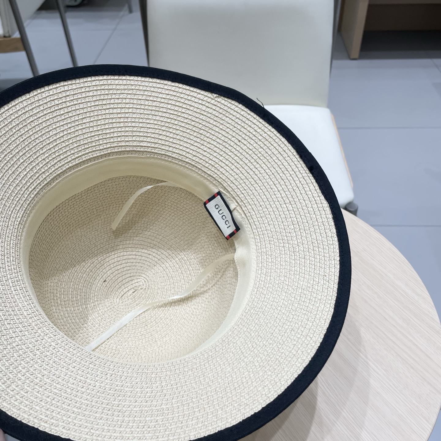  Gucci古奇新款圆顶草帽，细草制作，帽型超赞
