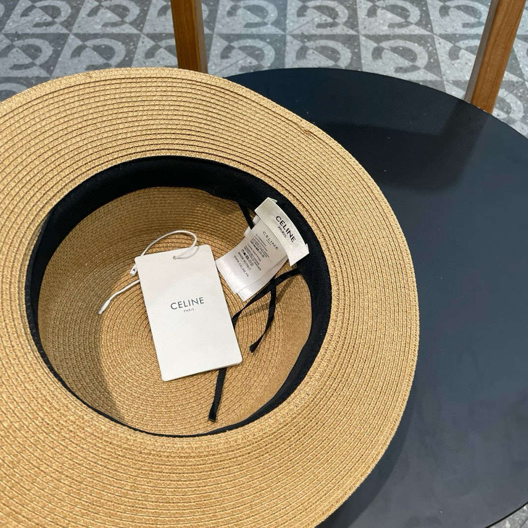 塞琳celien新款草帽，平顶礼帽，头围57cm