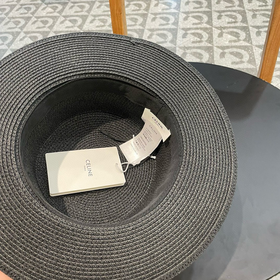 塞琳celien新款草帽，平顶礼帽，头围57cm