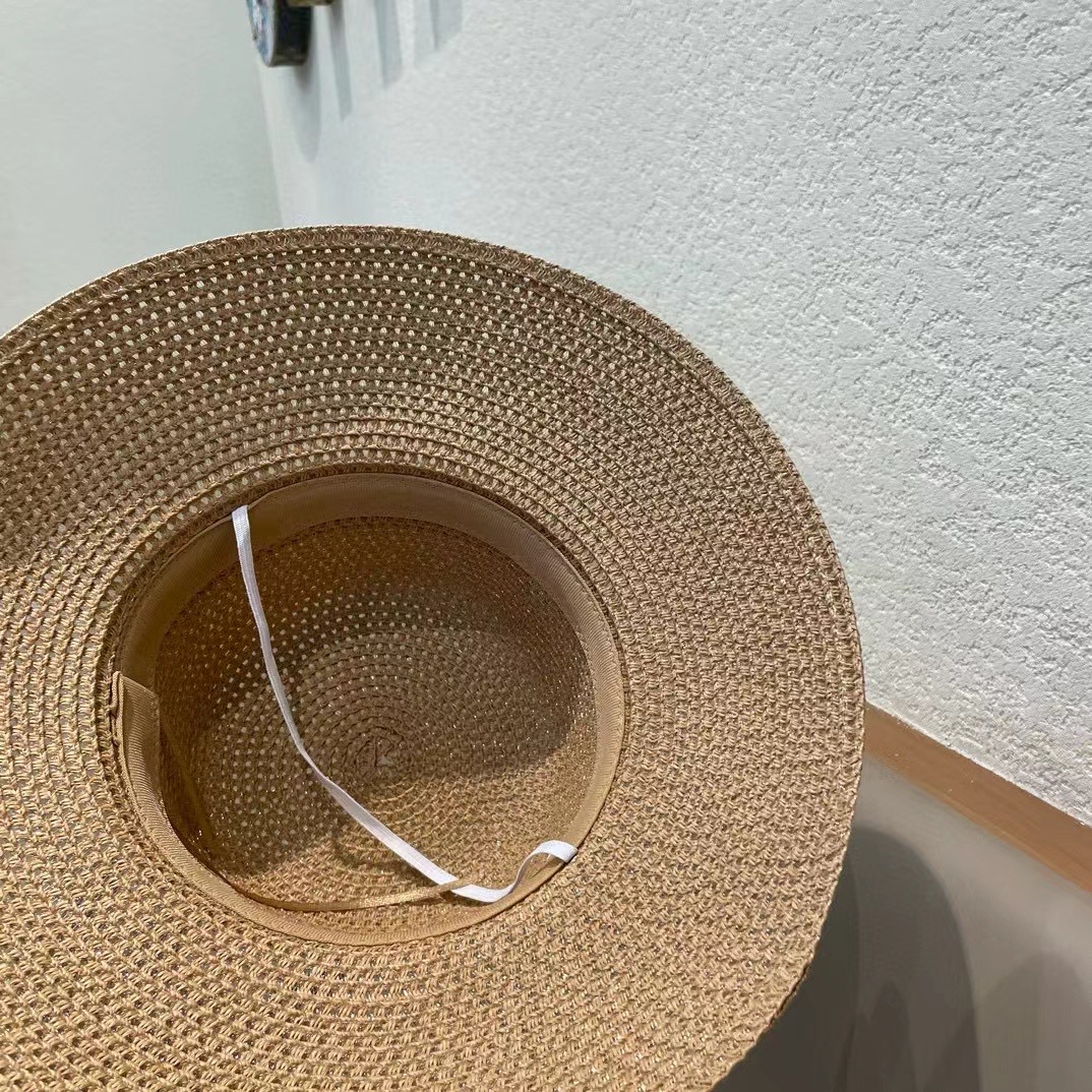 celine赛琳新款镂空草帽，可折叠，轻盈百搭，头围57cm