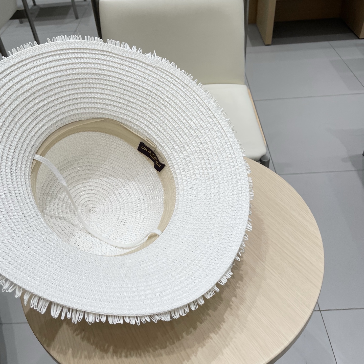  lv路易威登网红毛边流苏草帽优雅大檐海边度假遮阳盆帽休闲夏女