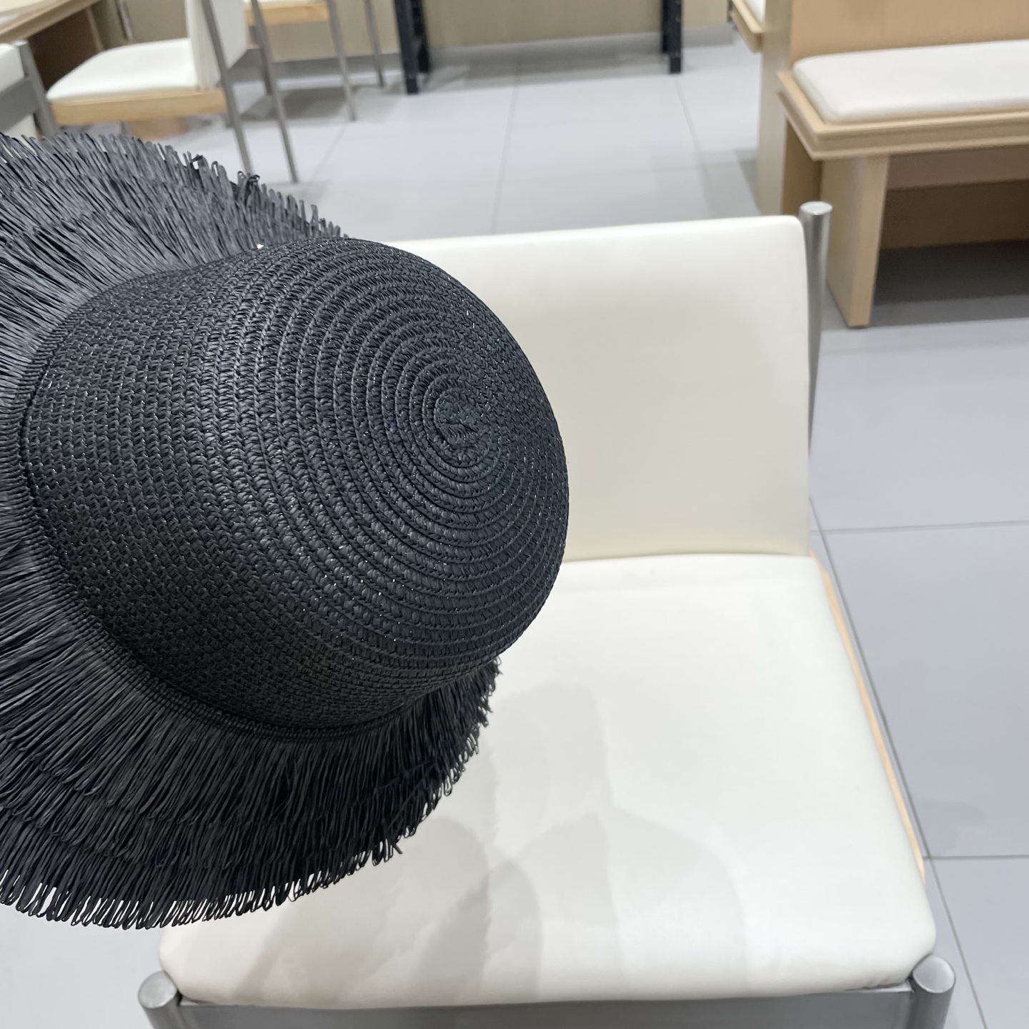  lv路易威登网红毛边流苏草帽优雅大檐海边度假遮阳盆帽休闲夏女