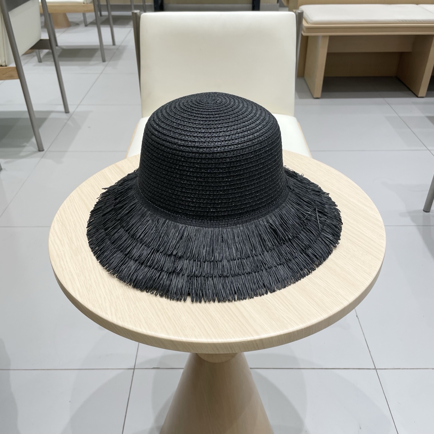  lv路易威登网红毛边流苏草帽优雅大檐海边度假遮阳盆帽休闲夏女