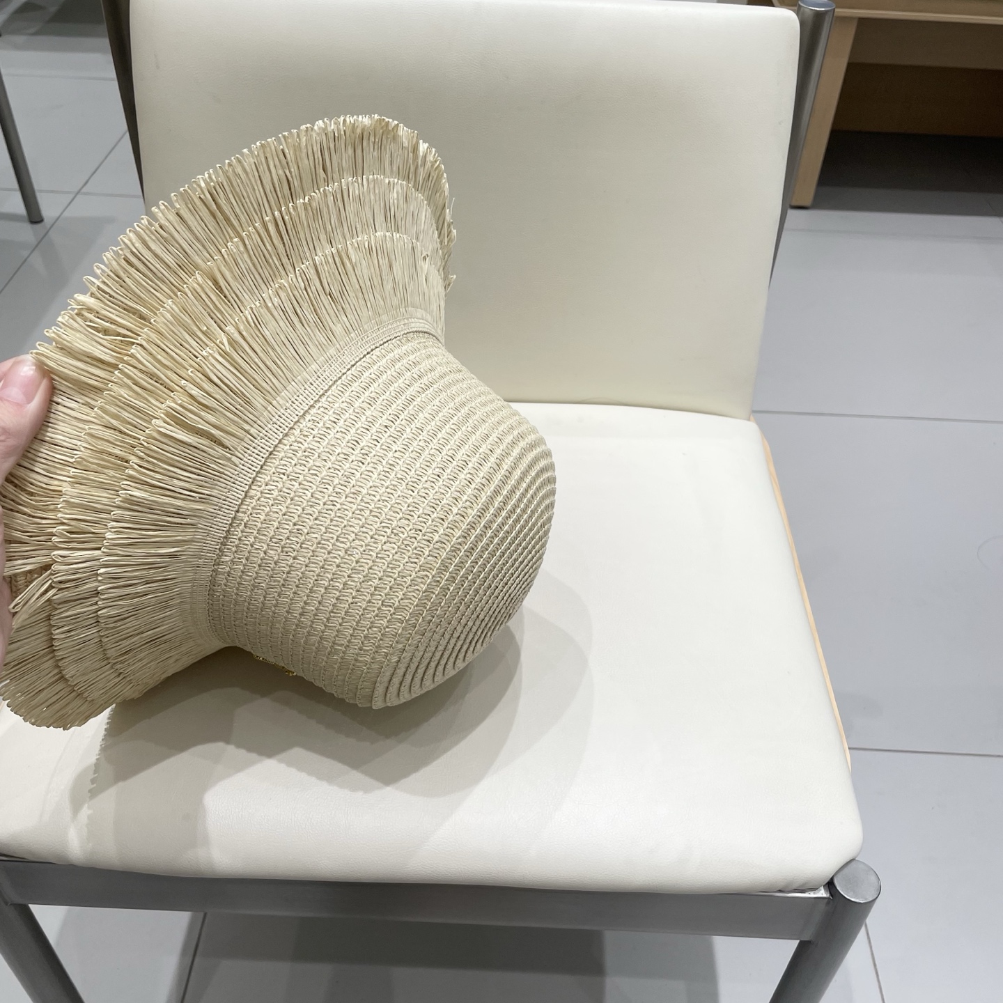  lv路易威登网红毛边流苏草帽优雅大檐海边度假遮阳盆帽休闲夏女