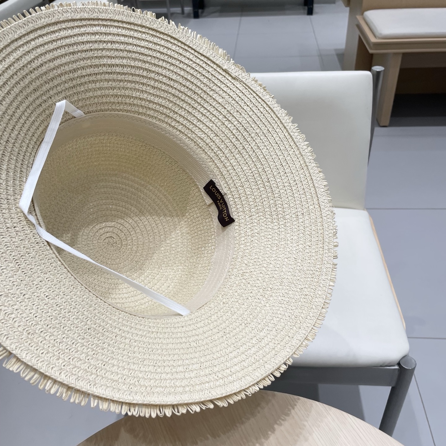  lv路易威登网红毛边流苏草帽优雅大檐海边度假遮阳盆帽休闲夏女