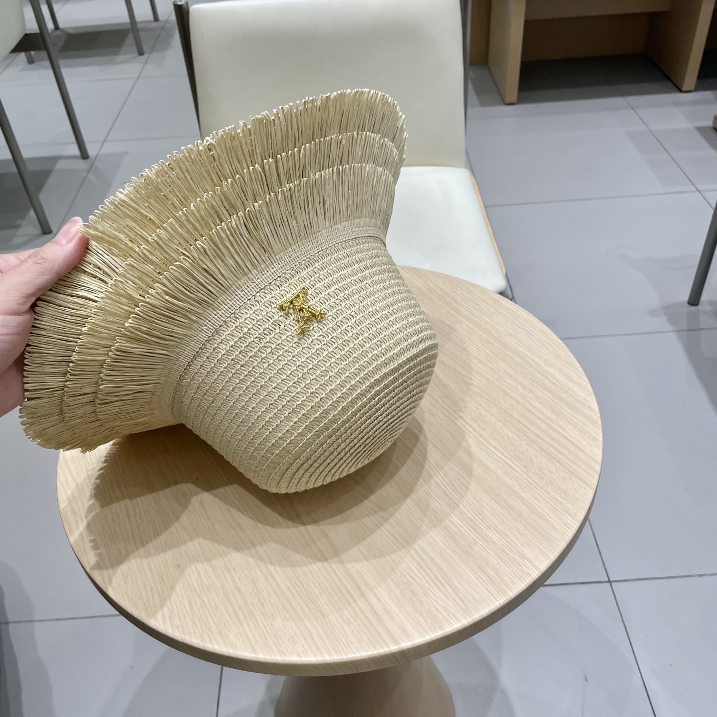  lv路易威登网红毛边流苏草帽优雅大檐海边度假遮阳盆帽休闲夏女