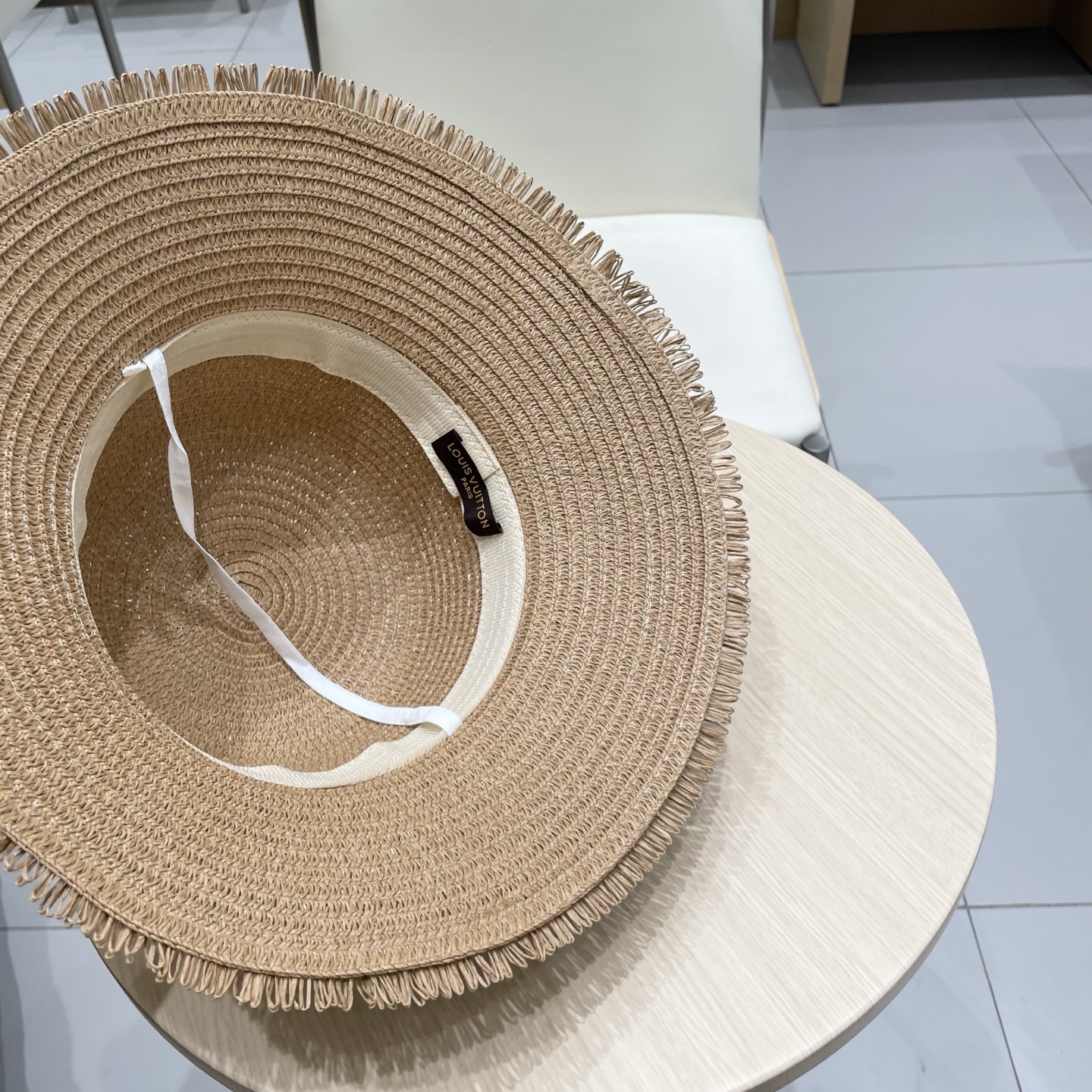  lv路易威登网红毛边流苏草帽优雅大檐海边度假遮阳盆帽休闲夏女